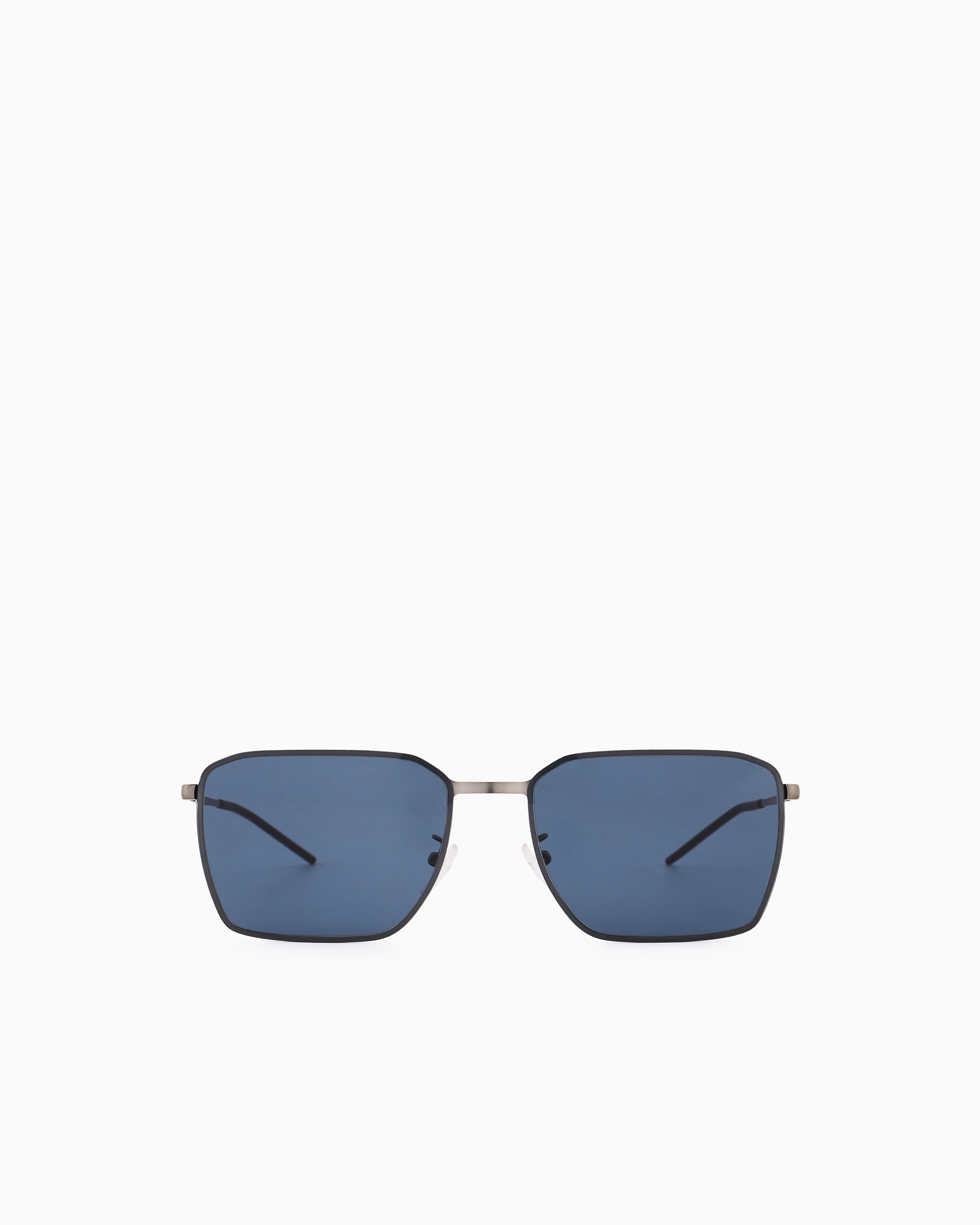 Emporio Armani - Men’s square sunglasses, Man, Grey, Size: 60L