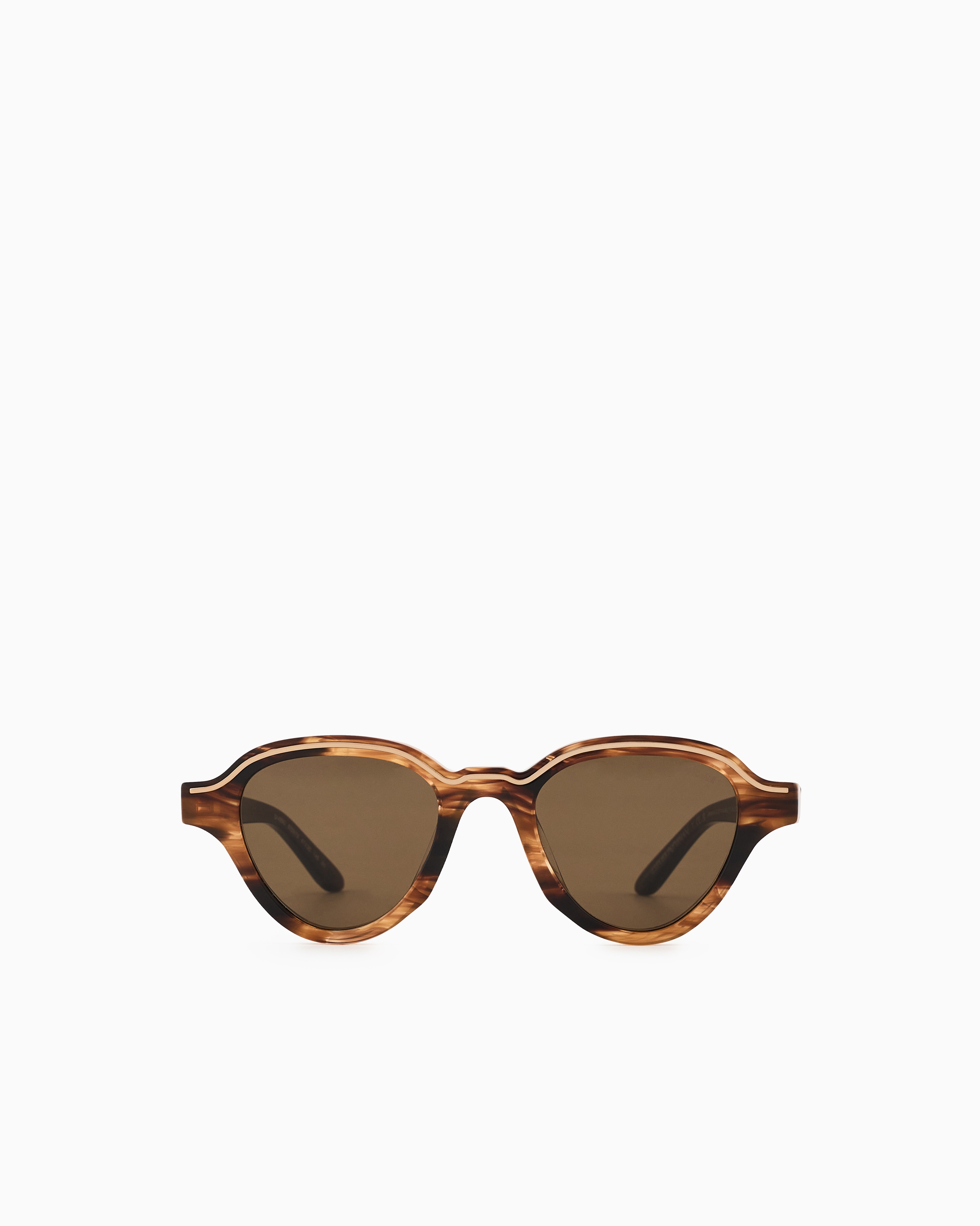 Emporio Armani - Men’s irregular-shaped sunglasses, Man, Size: 47L