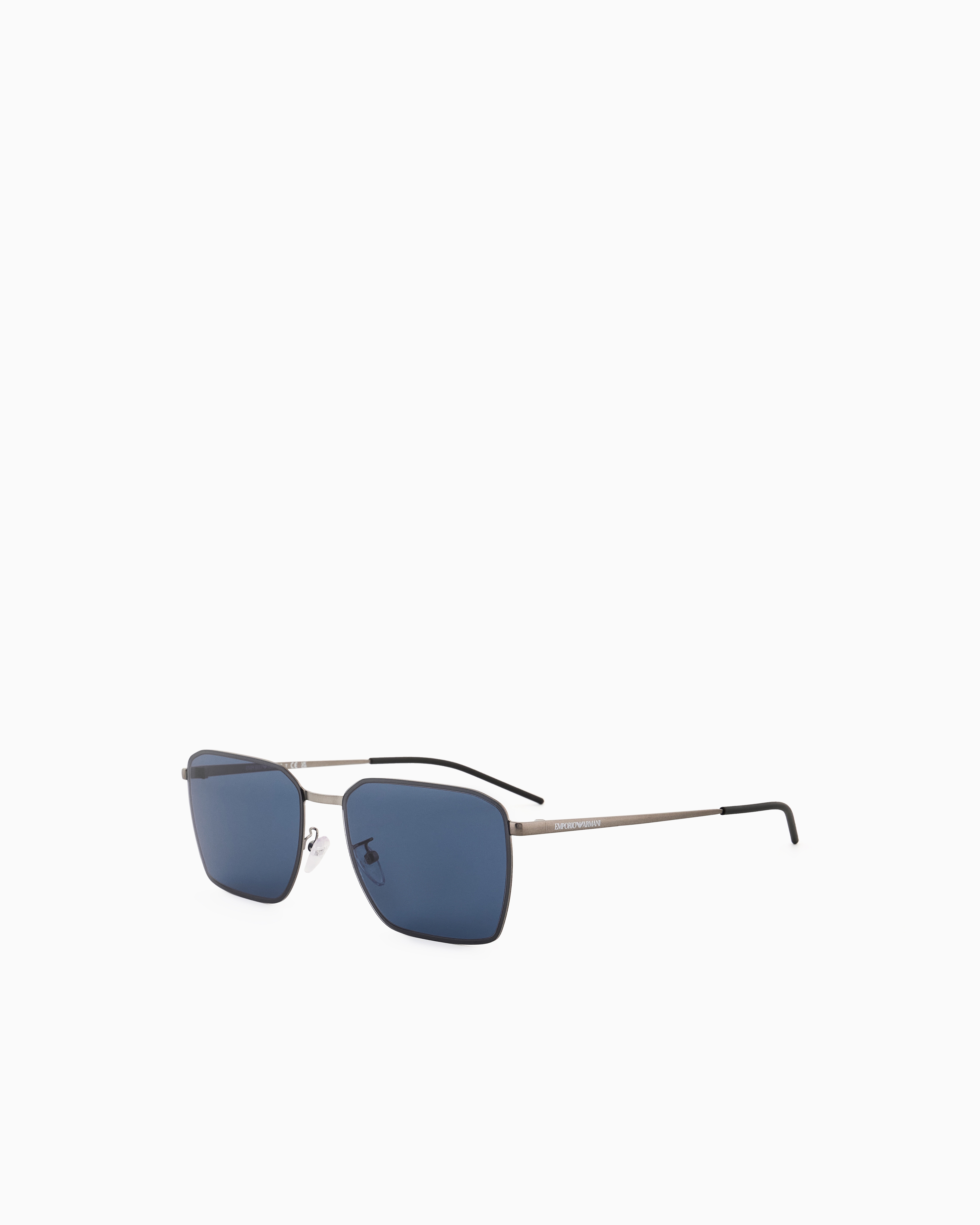 Emporio Armani - Men’s square sunglasses, Man, Grey, Size: 60L