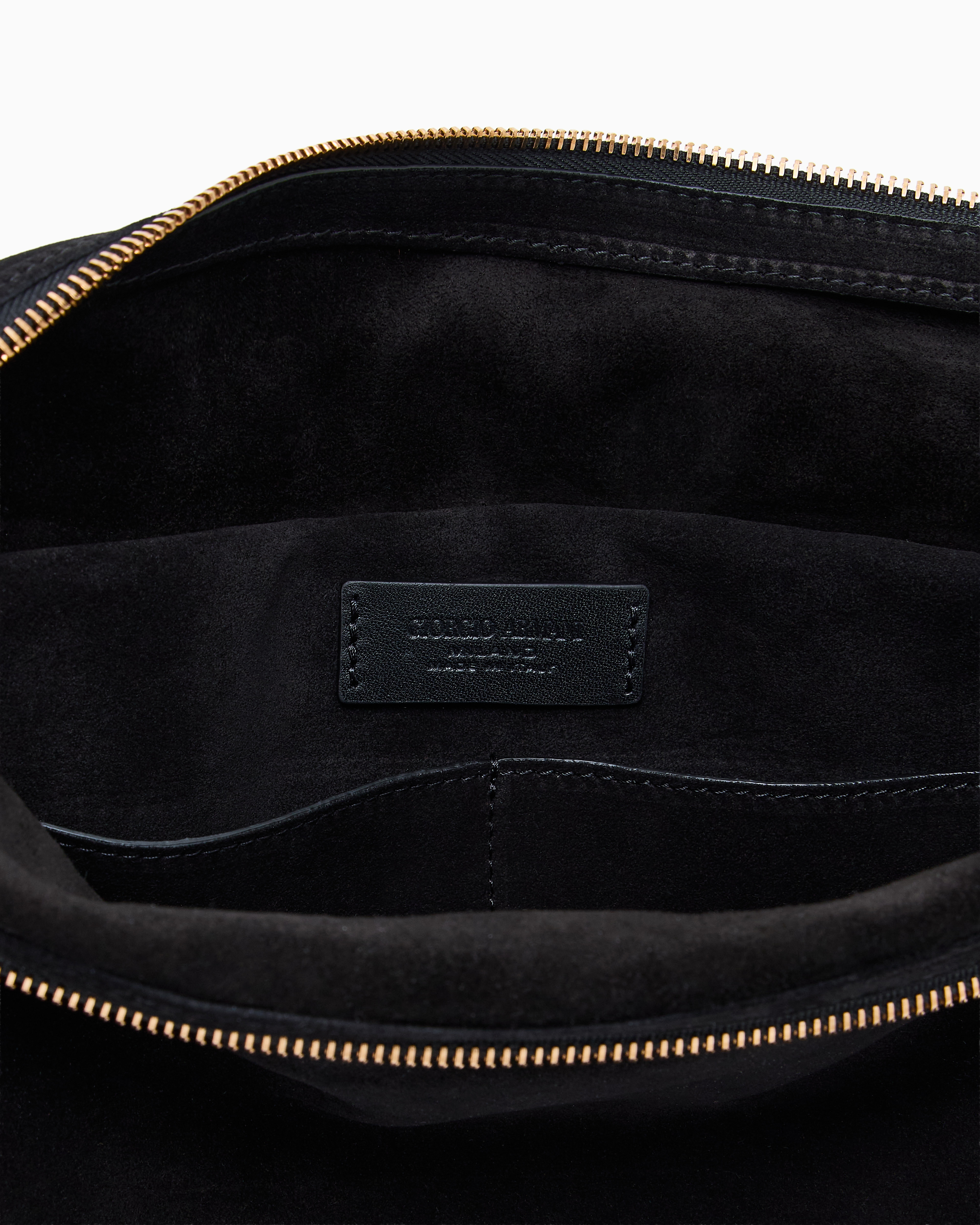 メッセンジャーバッグ スエード／カーフスキン | Giorgio Armani