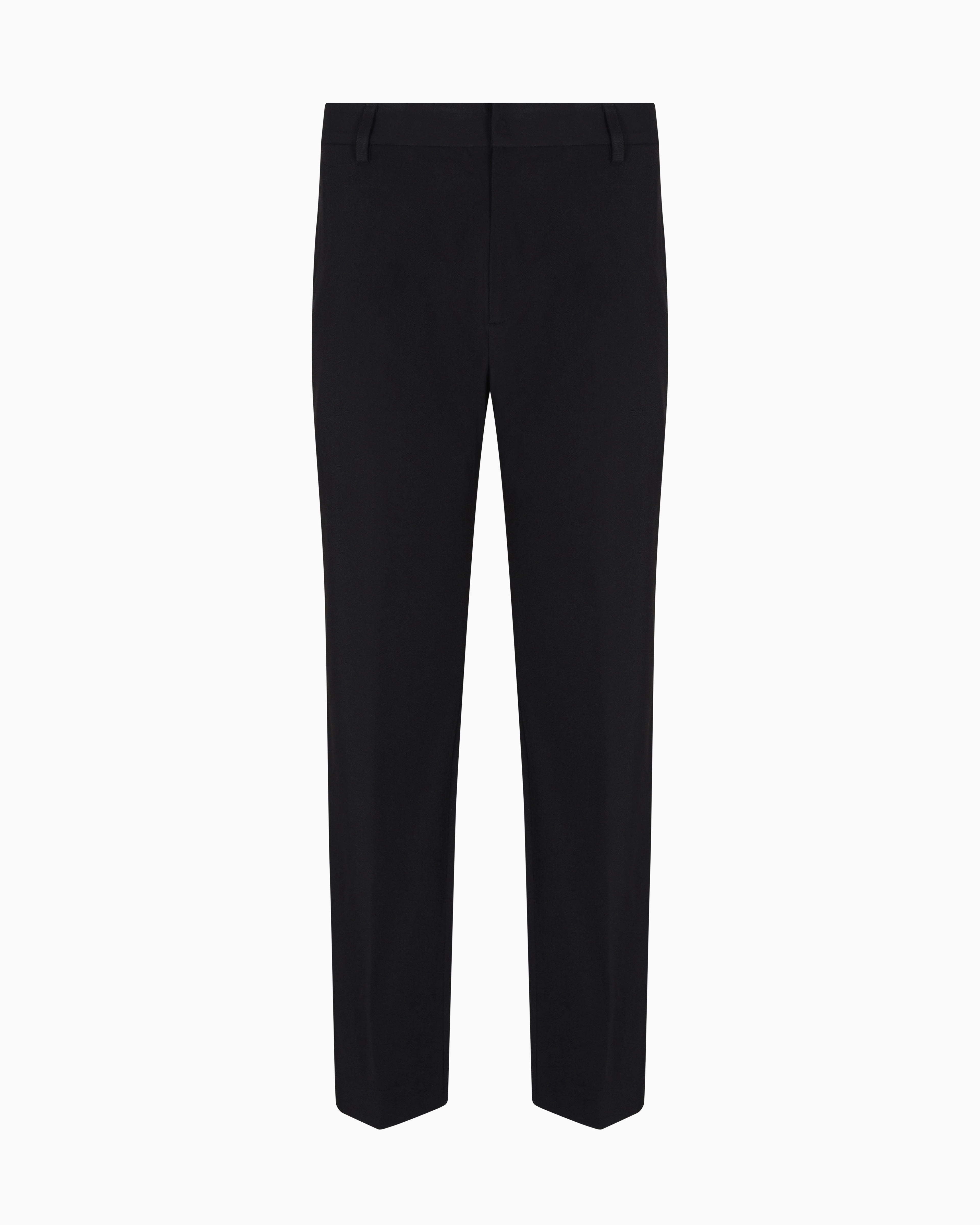Emporio Armani - Chinos nylon stretch twill, Man, Black, Size: