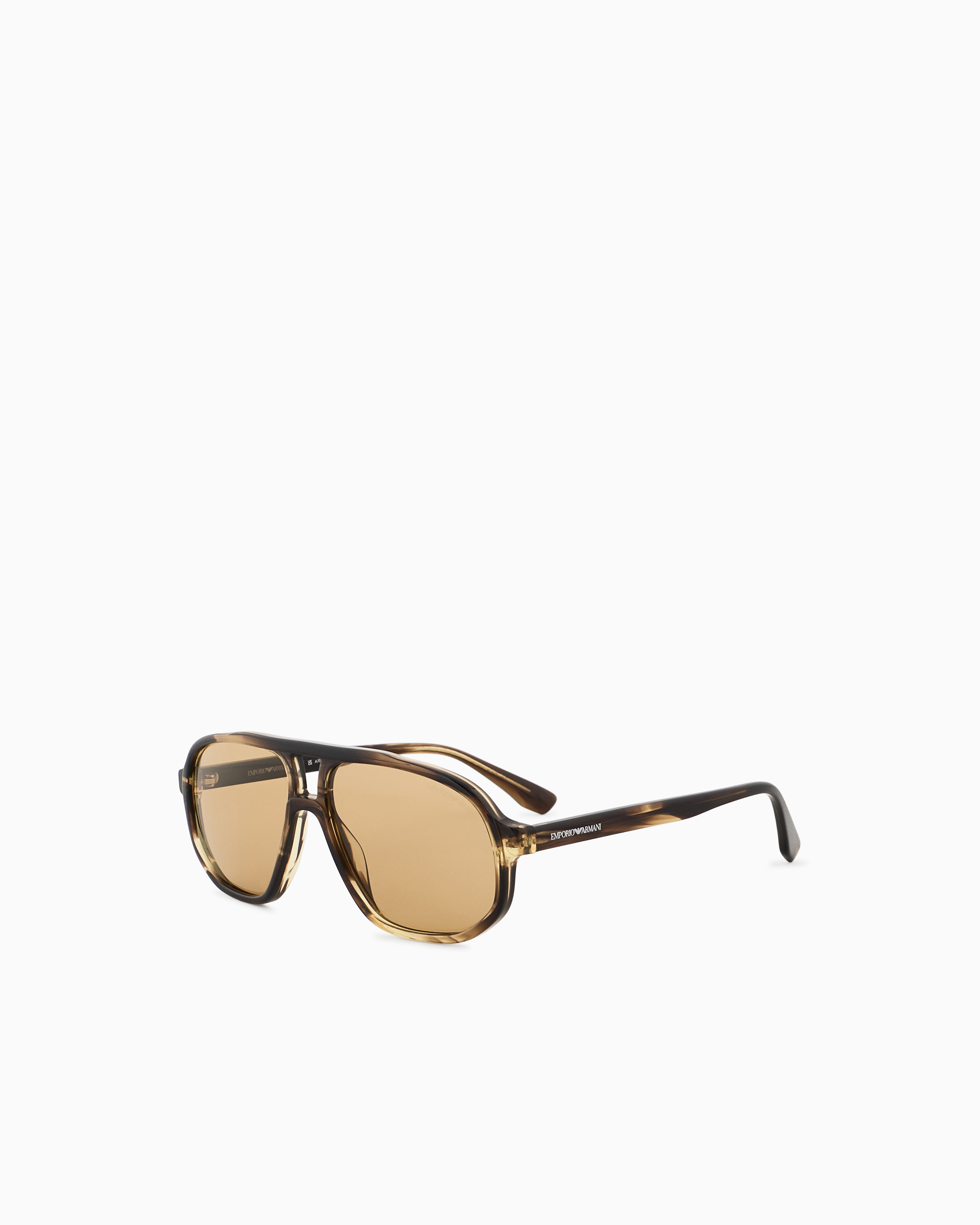 Emporio Armani - Men’s aviator sunglasses, Man, Size: 57L