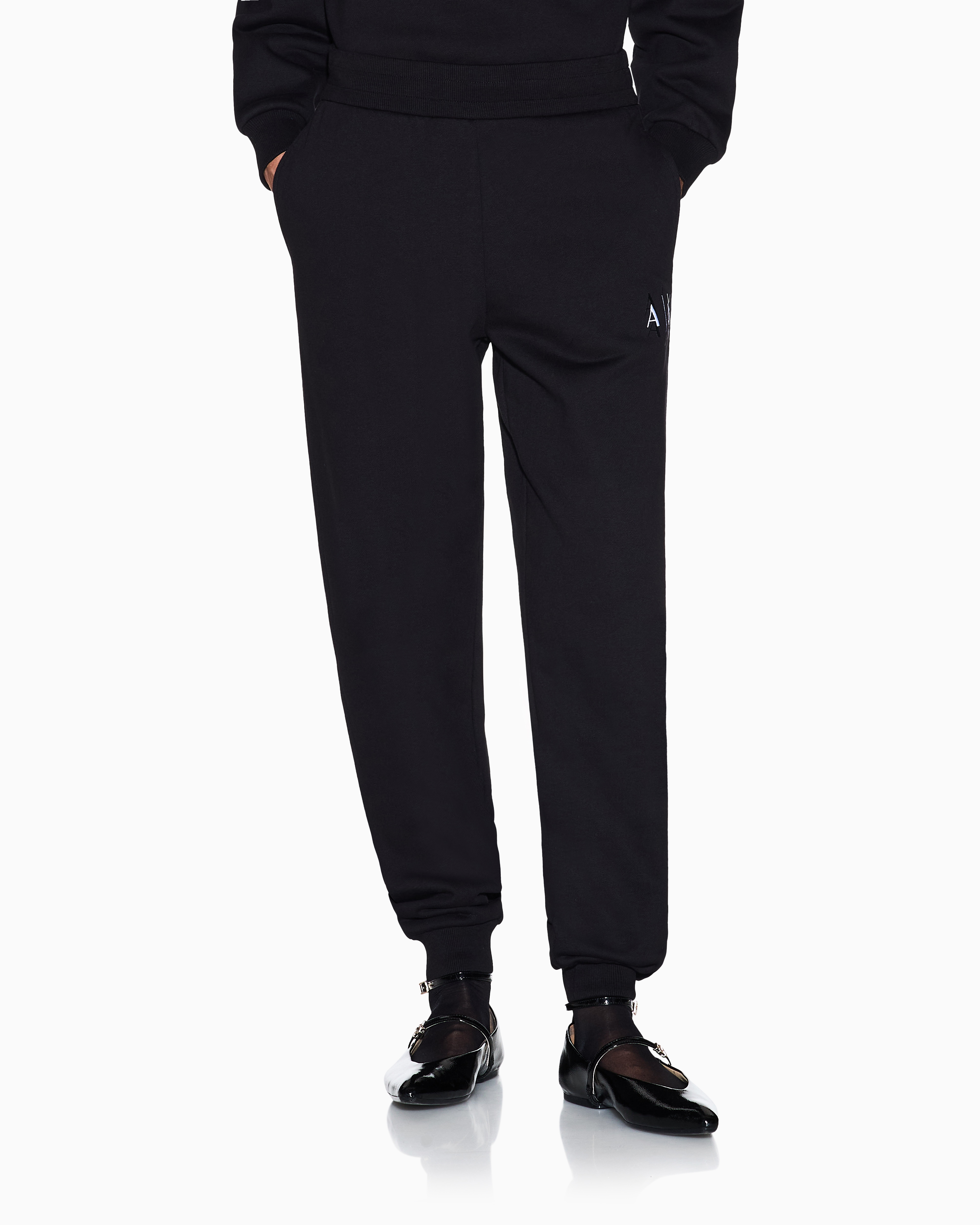 Armani Exchange - Sweatpants, Woman, Black, Size: S