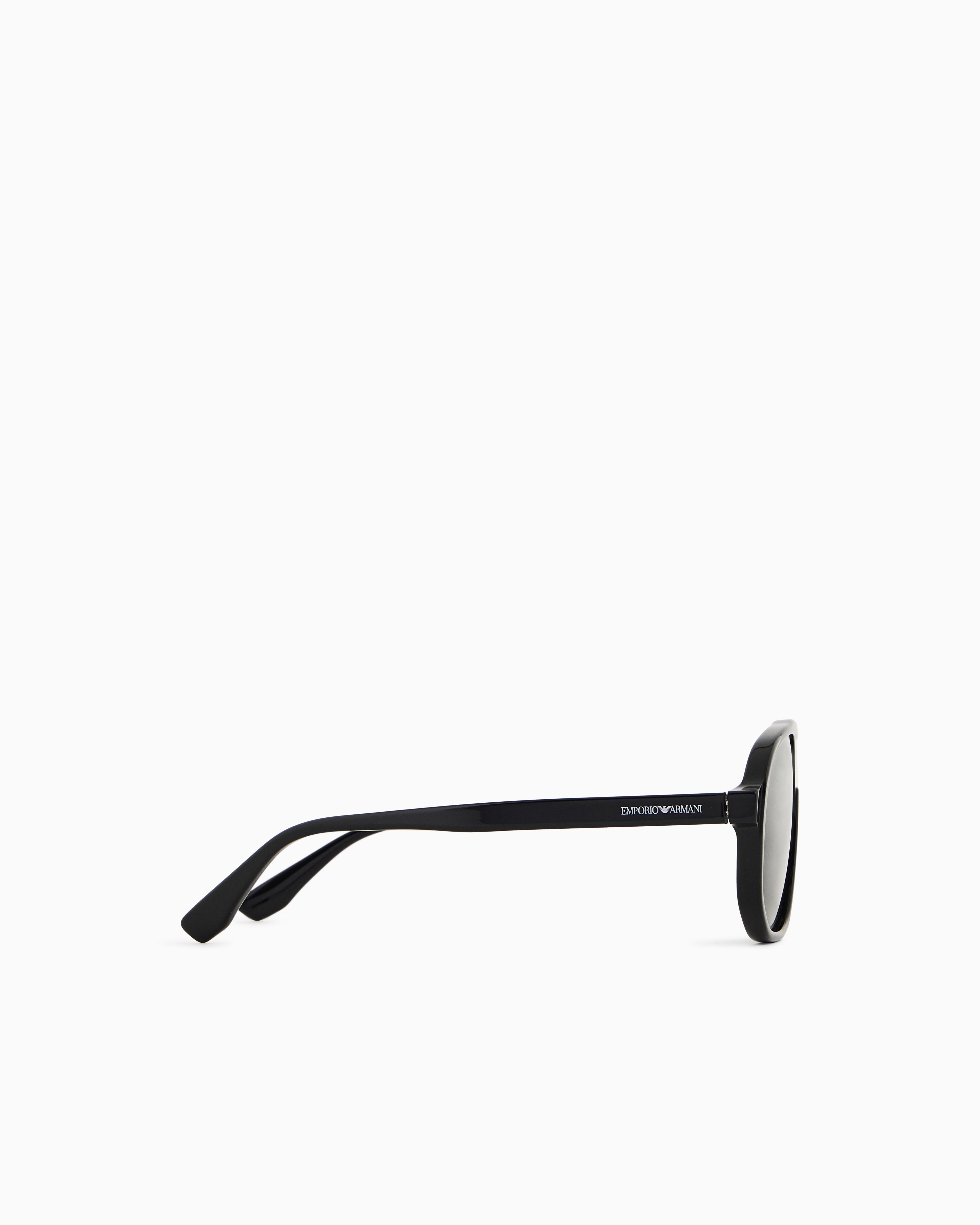 Emporio Armani - Men’s aviator sunglasses, Man, Black, Size: 57L
