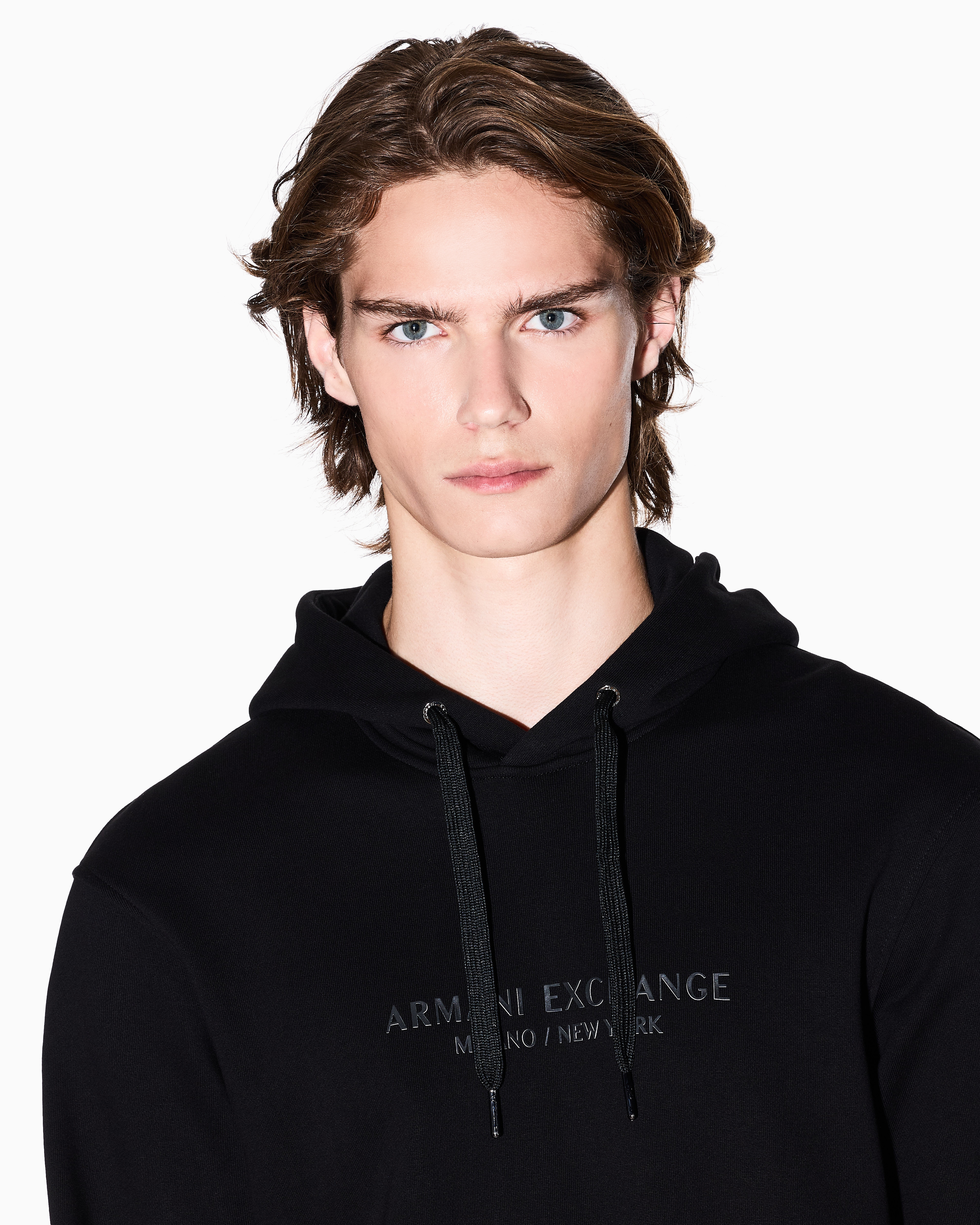HOODED COTTON LOGO SWEATSHIRT