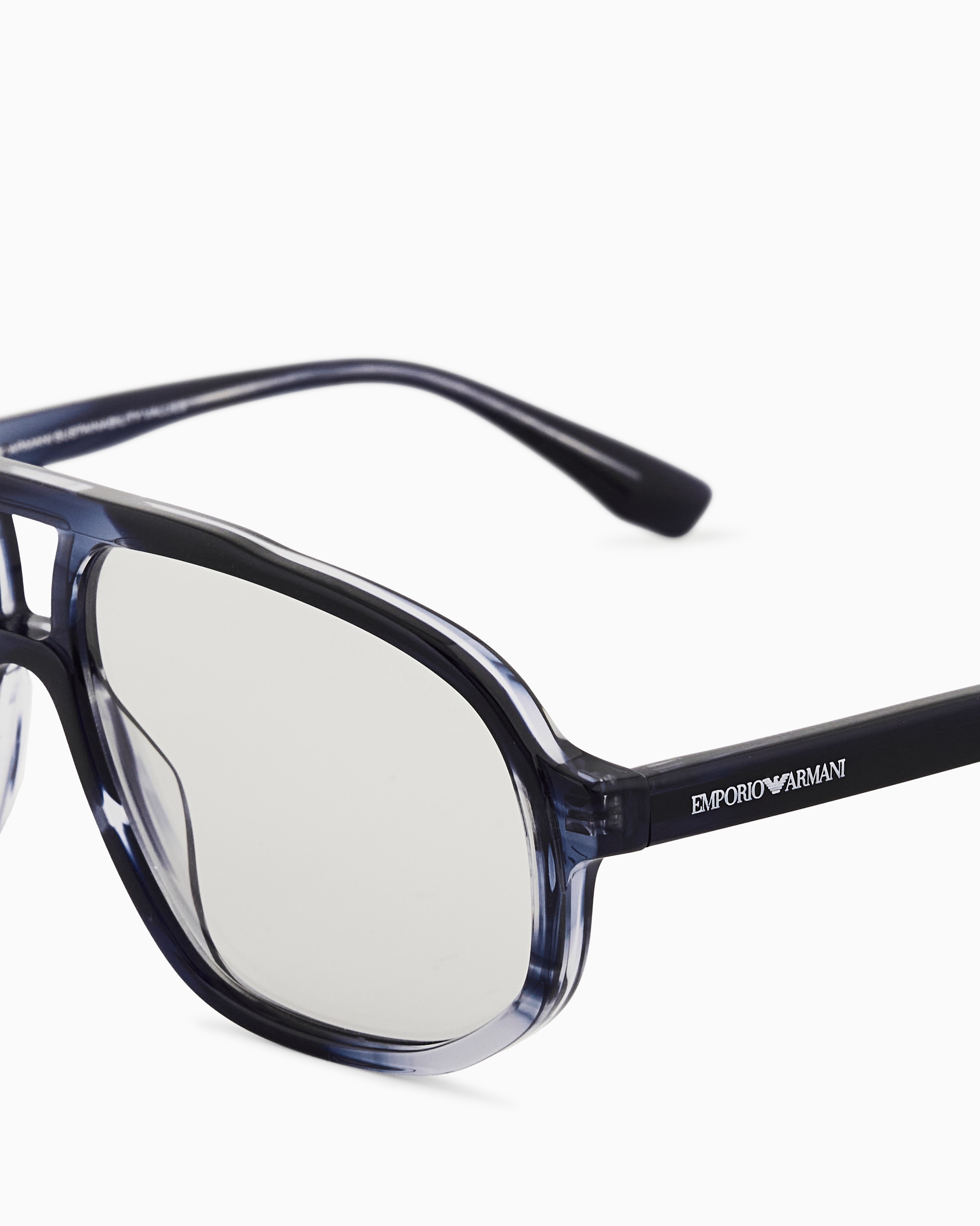 Emporio Armani - Men’s aviator sunglasses, Man, Size: 57L