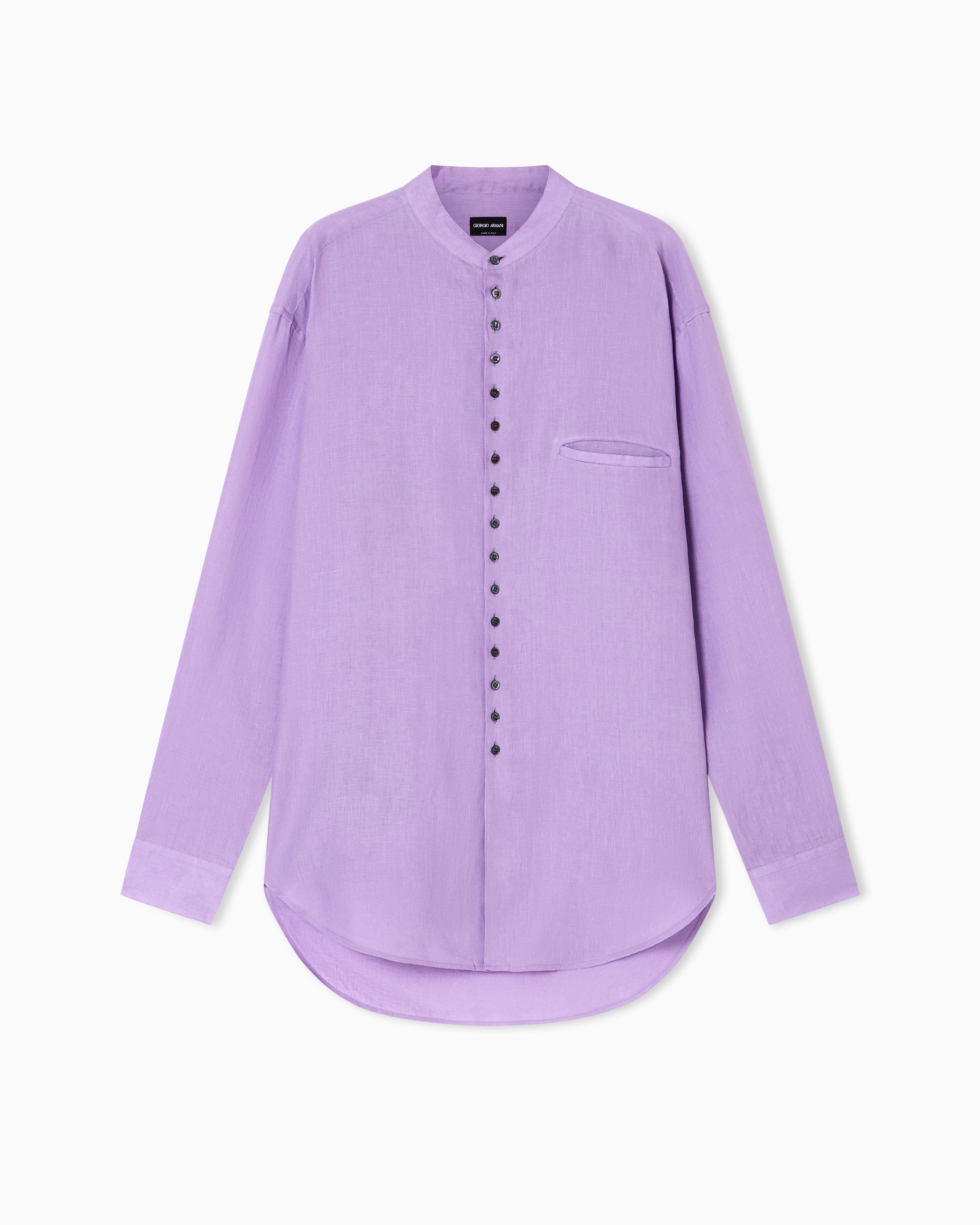 Giorgio Armani Purple Linen Shirt