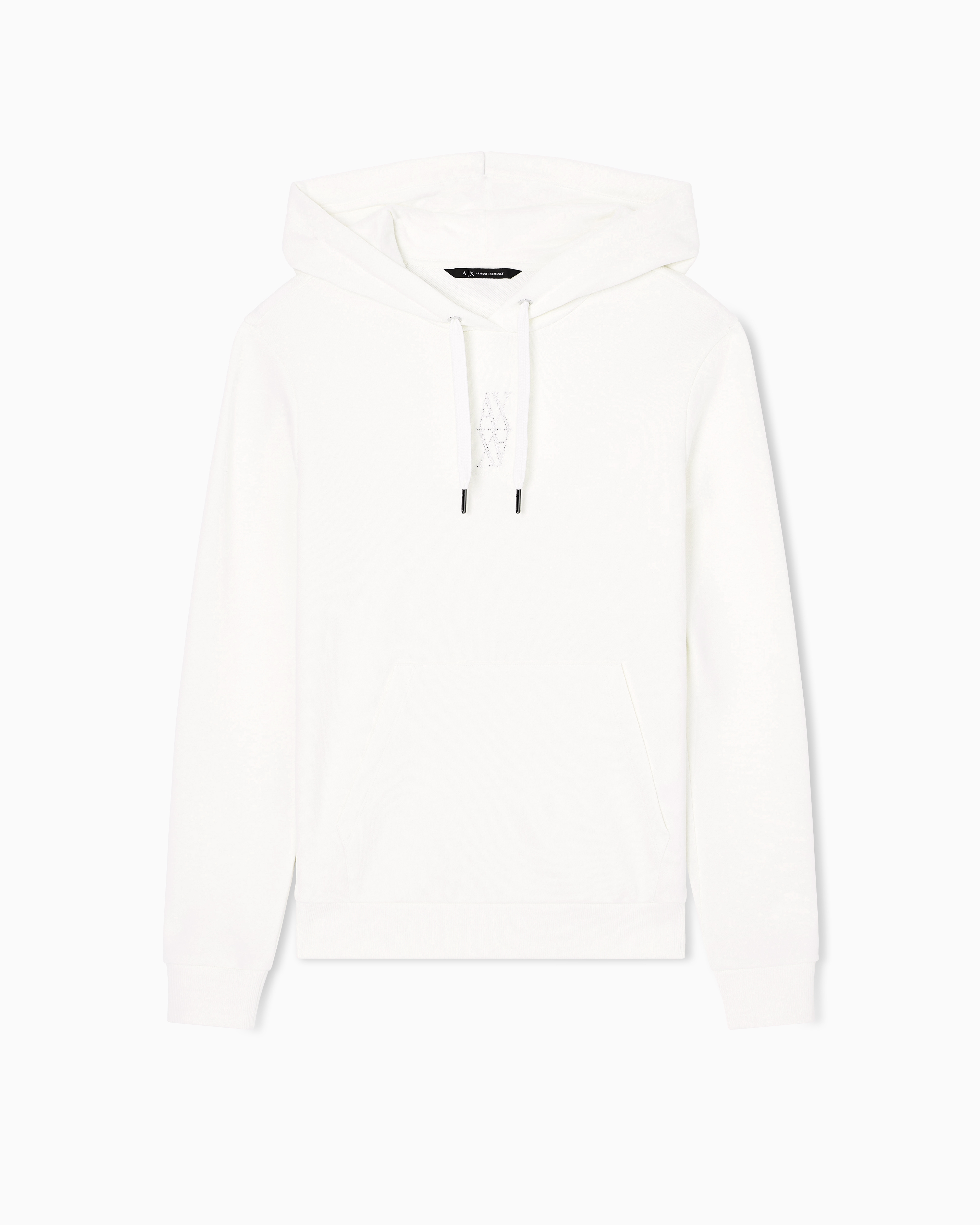 Armani Exchange - Hoodies, Woman, White, Size: