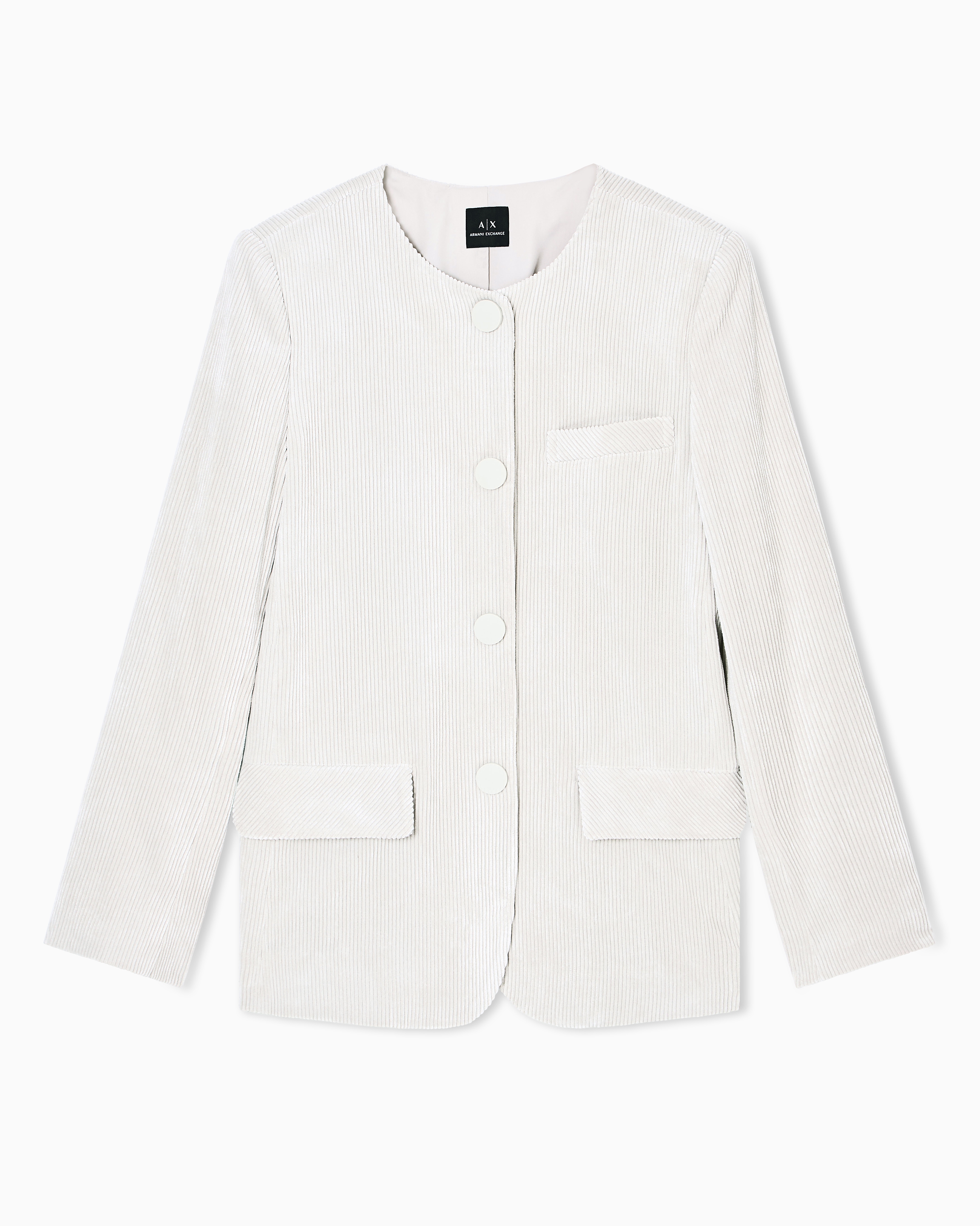 Armani Exchange -  Corduroy jacket, Woman, Beige, Size: