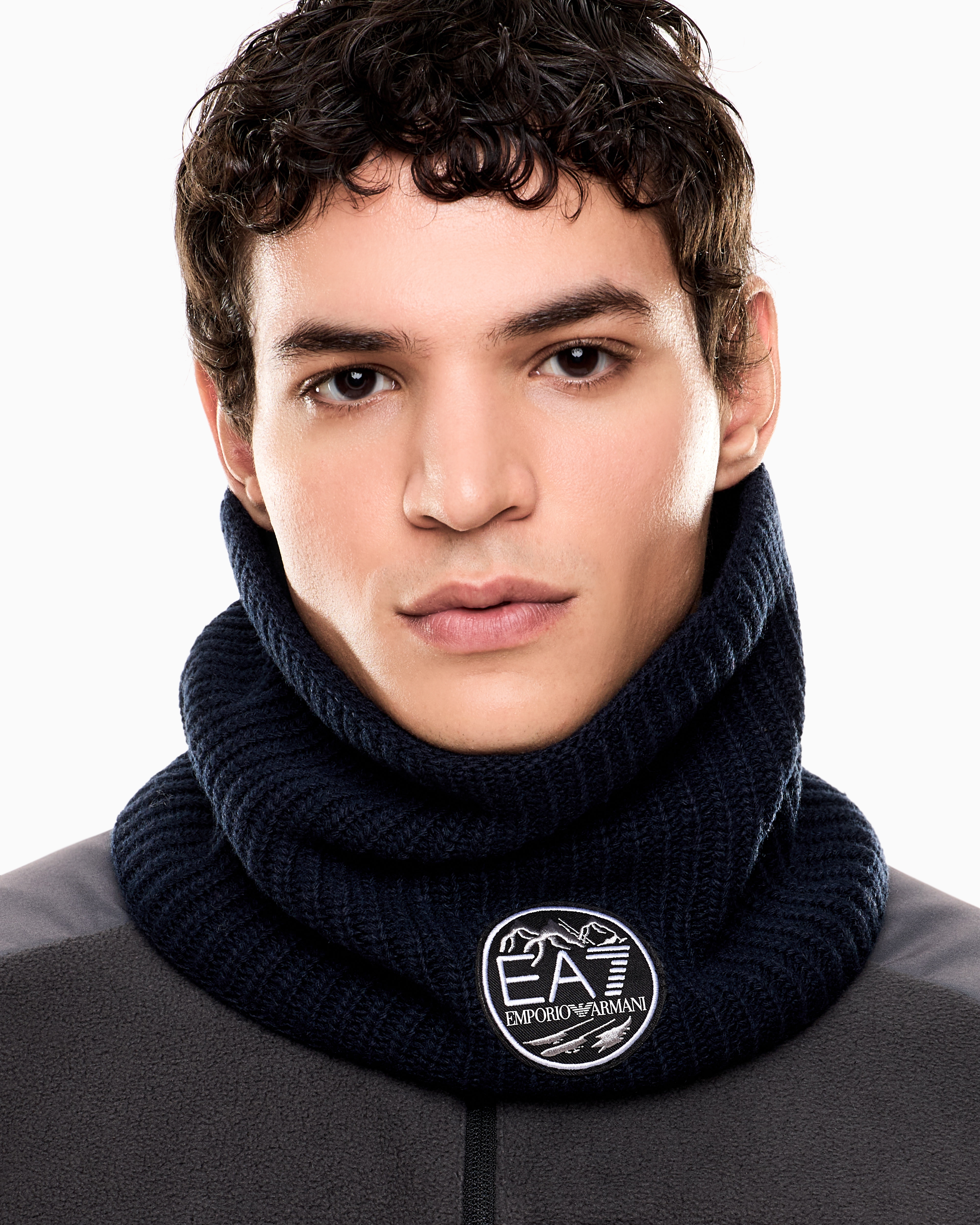 Giorgio Armani ネックウォーマー カシミア ウール Giorgio Armani ネックウォーマー カシミア ウール GIORGIO ARMANI