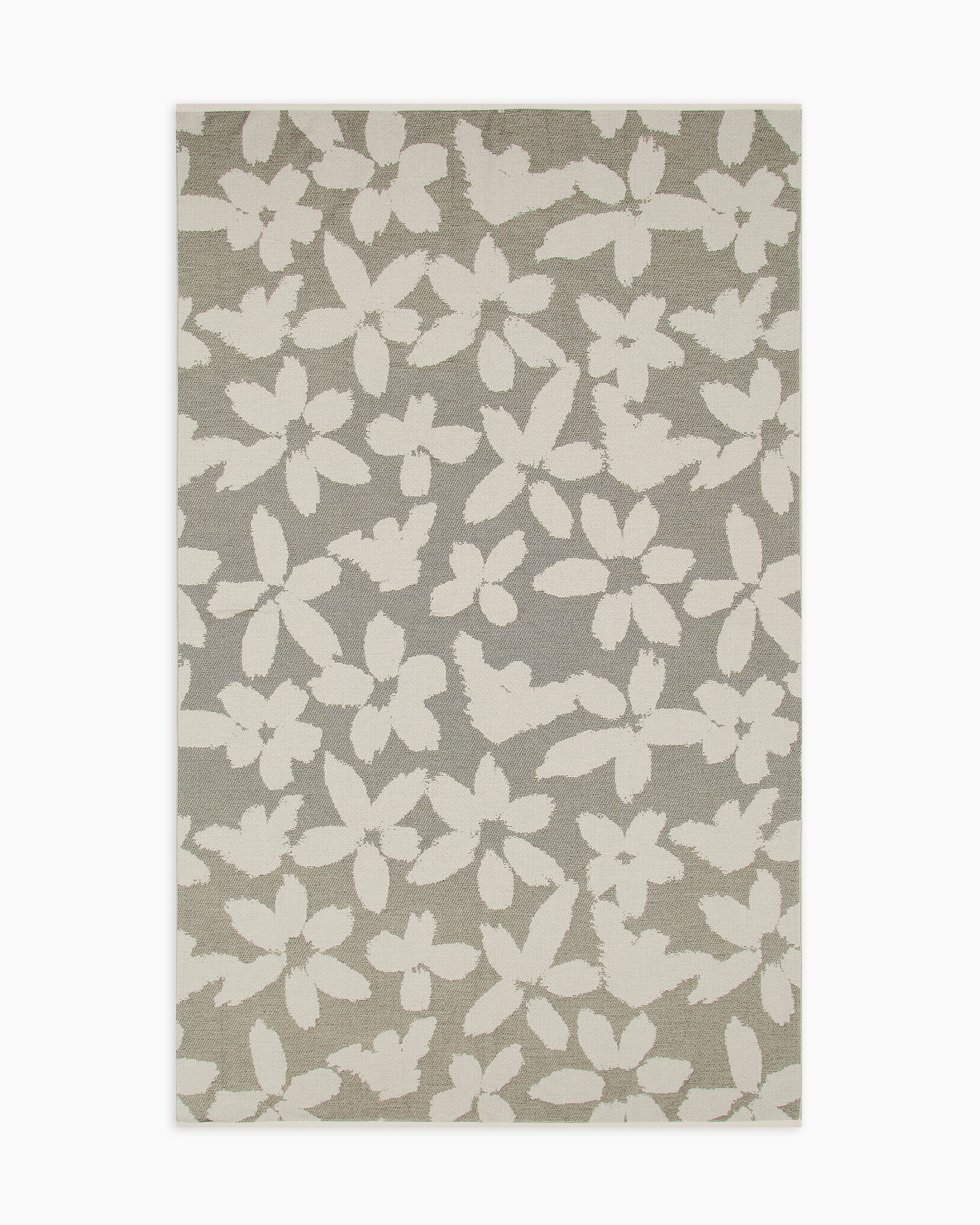 Emporio Armani Unisex Green Flower Eagle Pattern Beach Towel