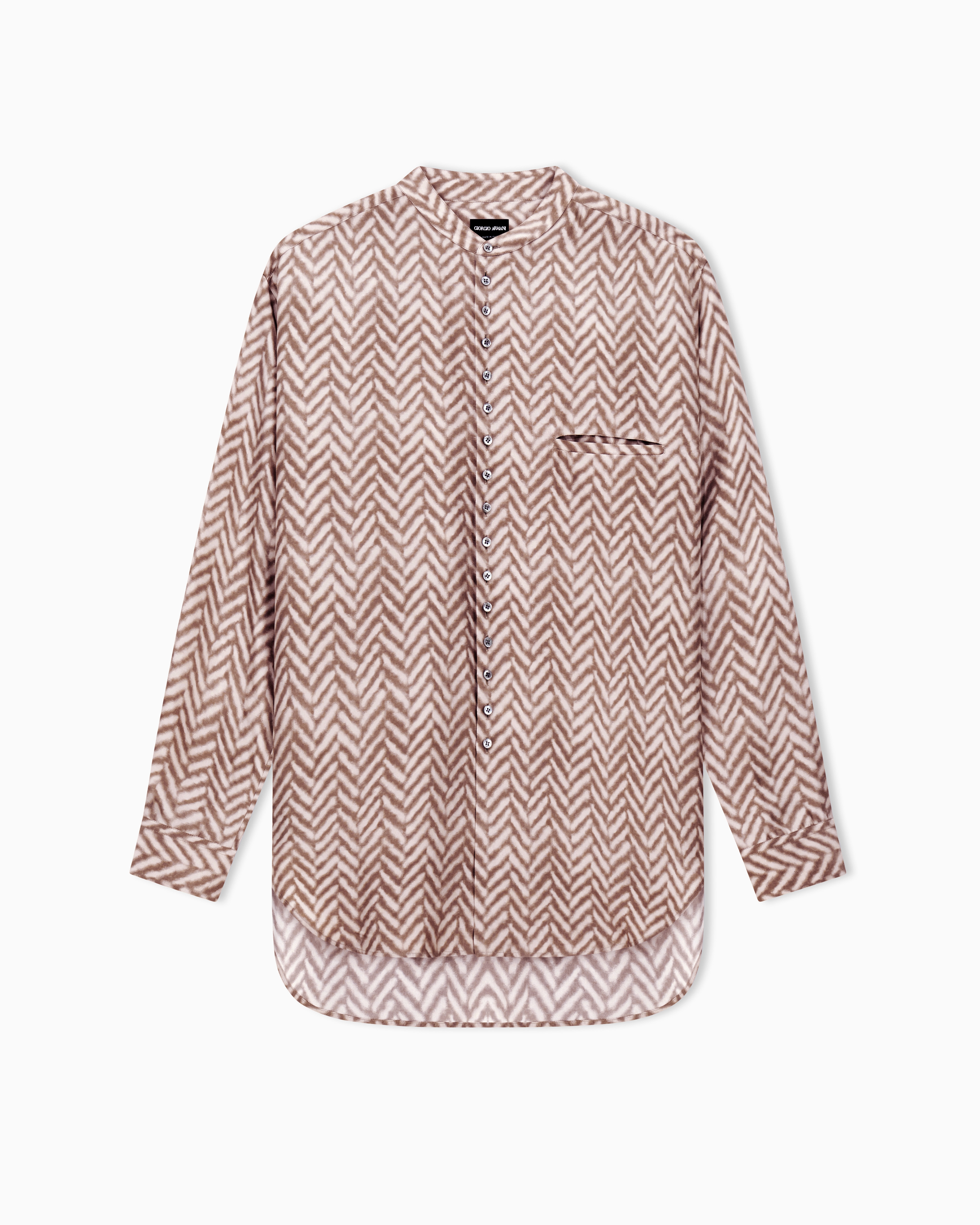 Giorgio Armani Beige Silk Shirt
