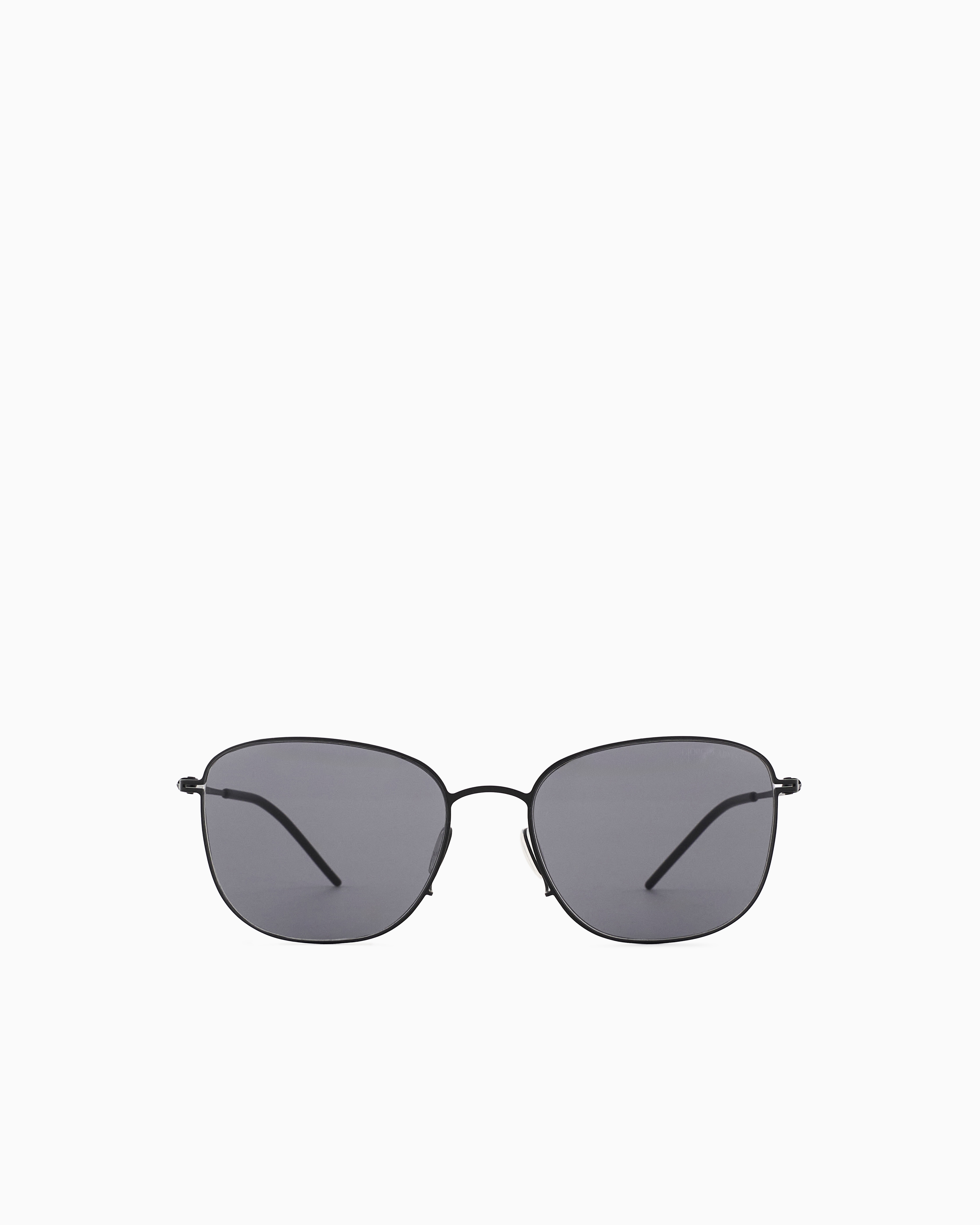 Giorgio Armani Men's Pillow Sunglasses In Gray