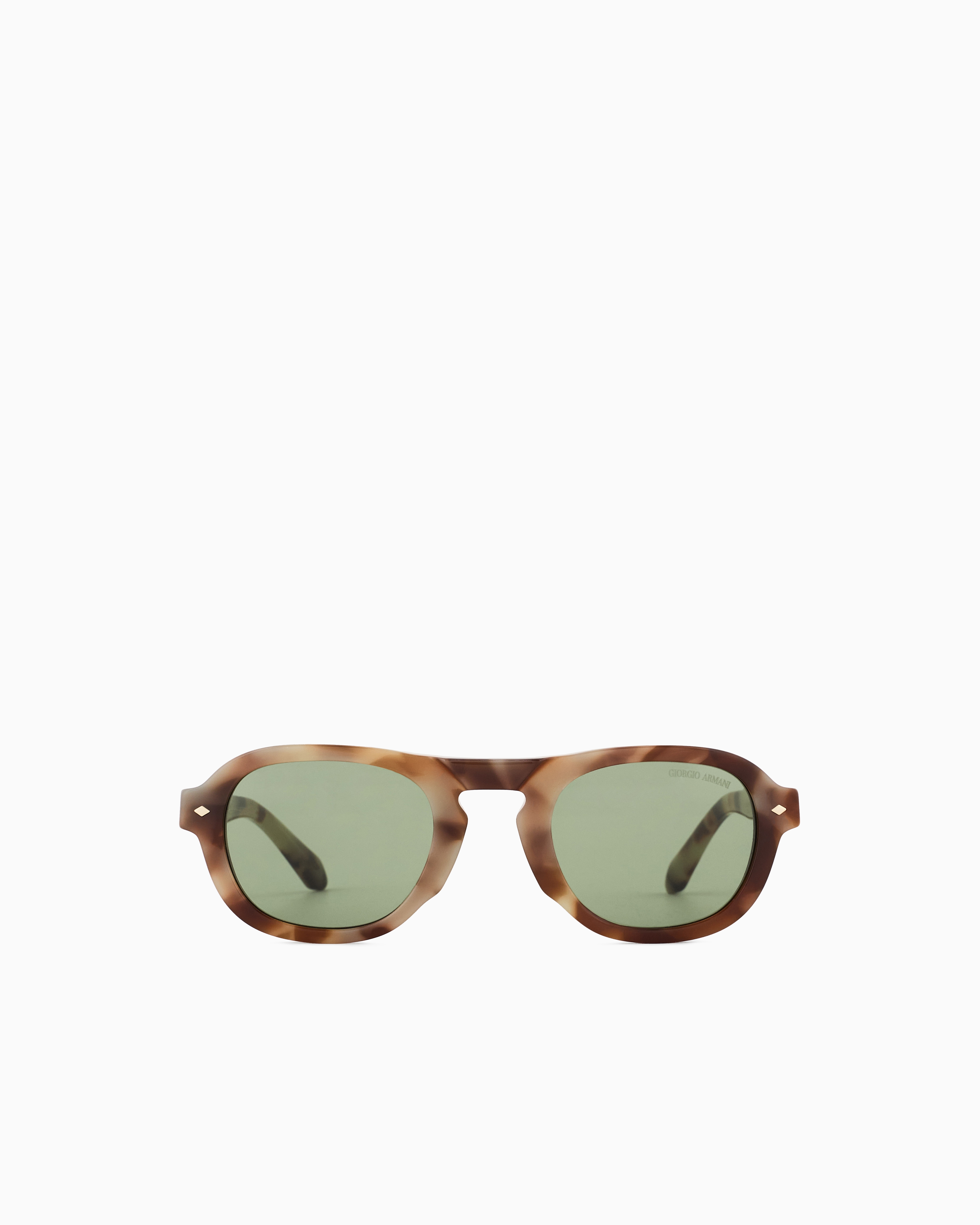 Giorgio Armani Men's Square Sunglasses In Brown