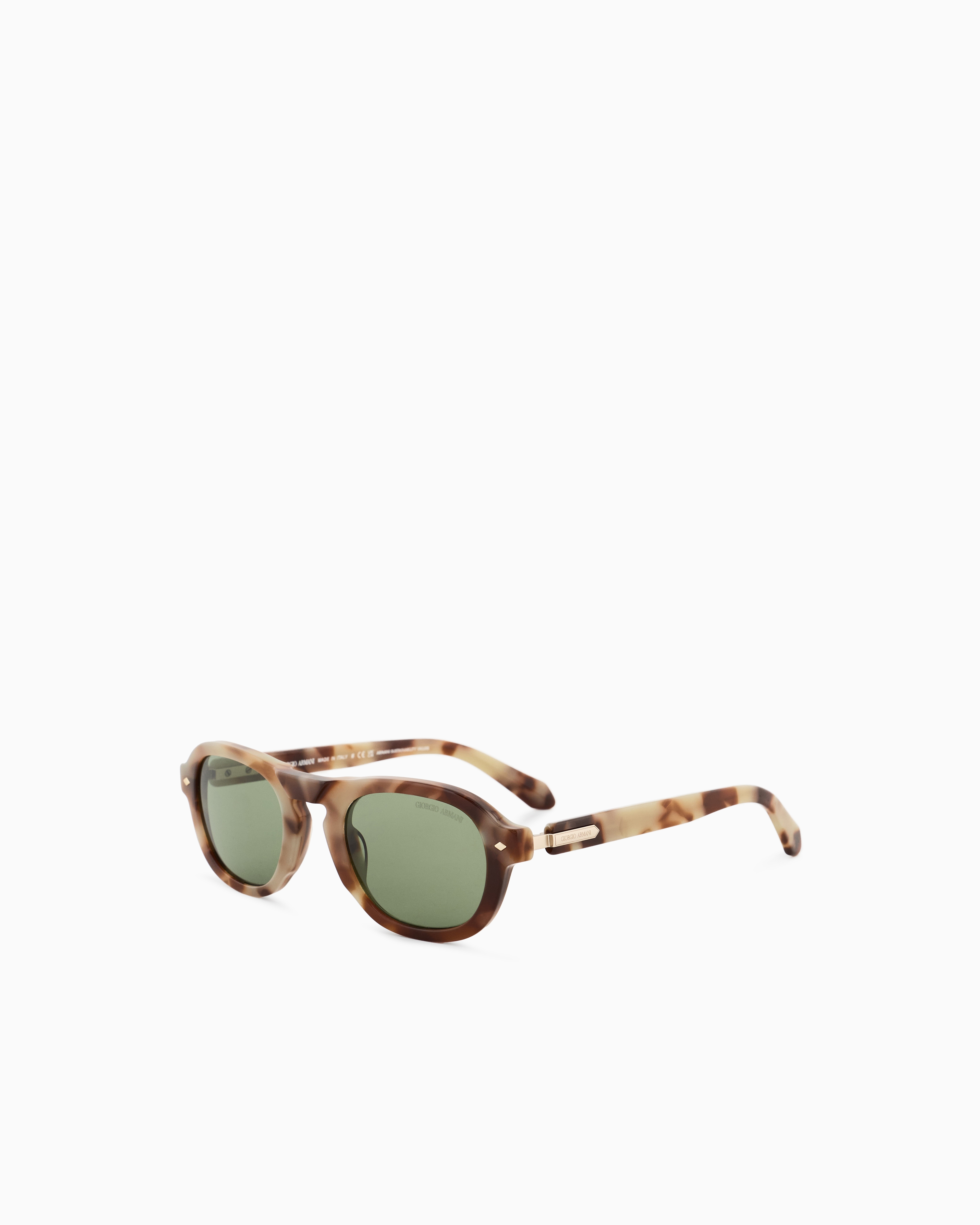Giorgio Armani Men's Square Sunglasses In Brown