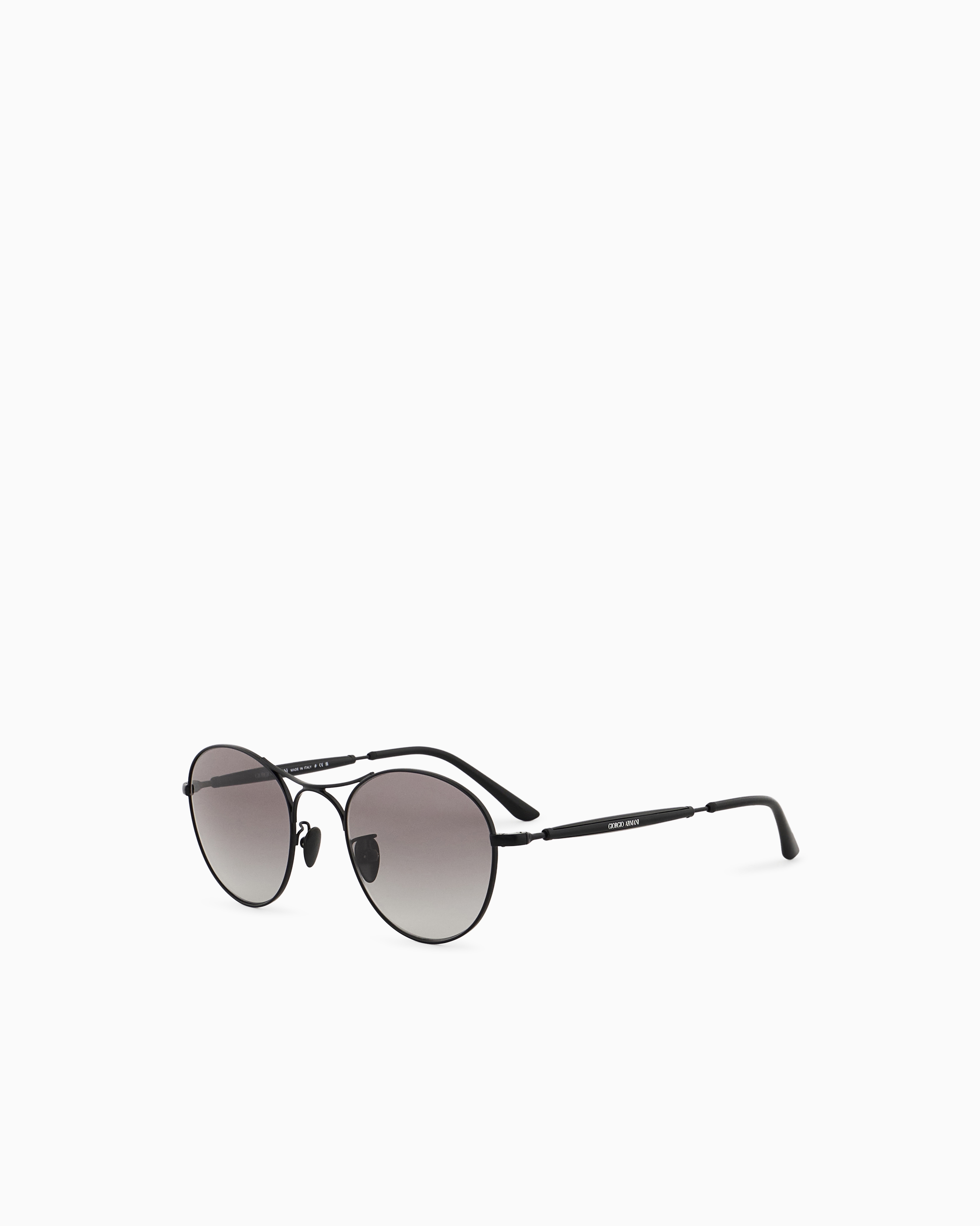 Giorgio Armani Unisex Square Sunglasses In Black