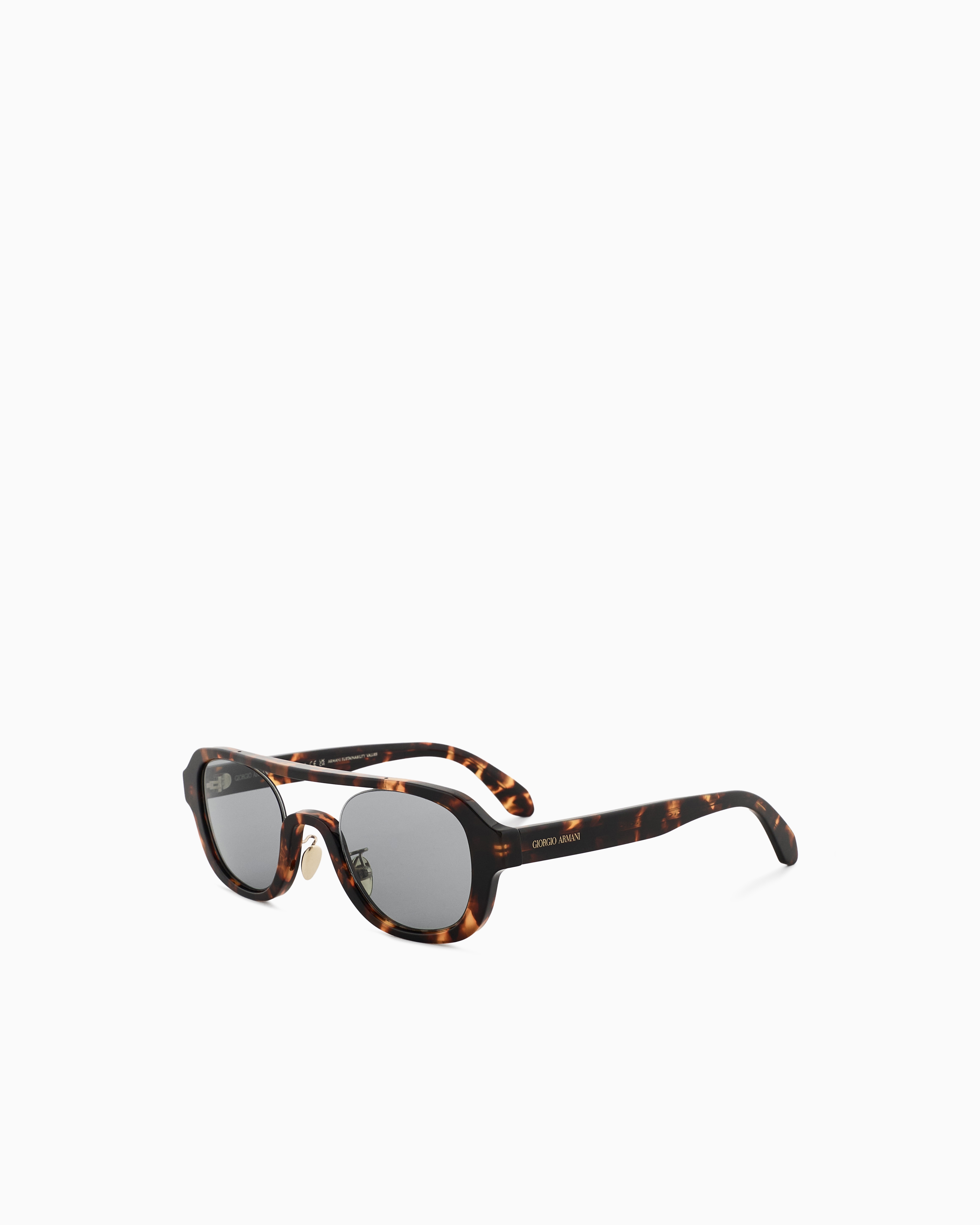 Giorgio Armani Men's Square Sunglasses In Black