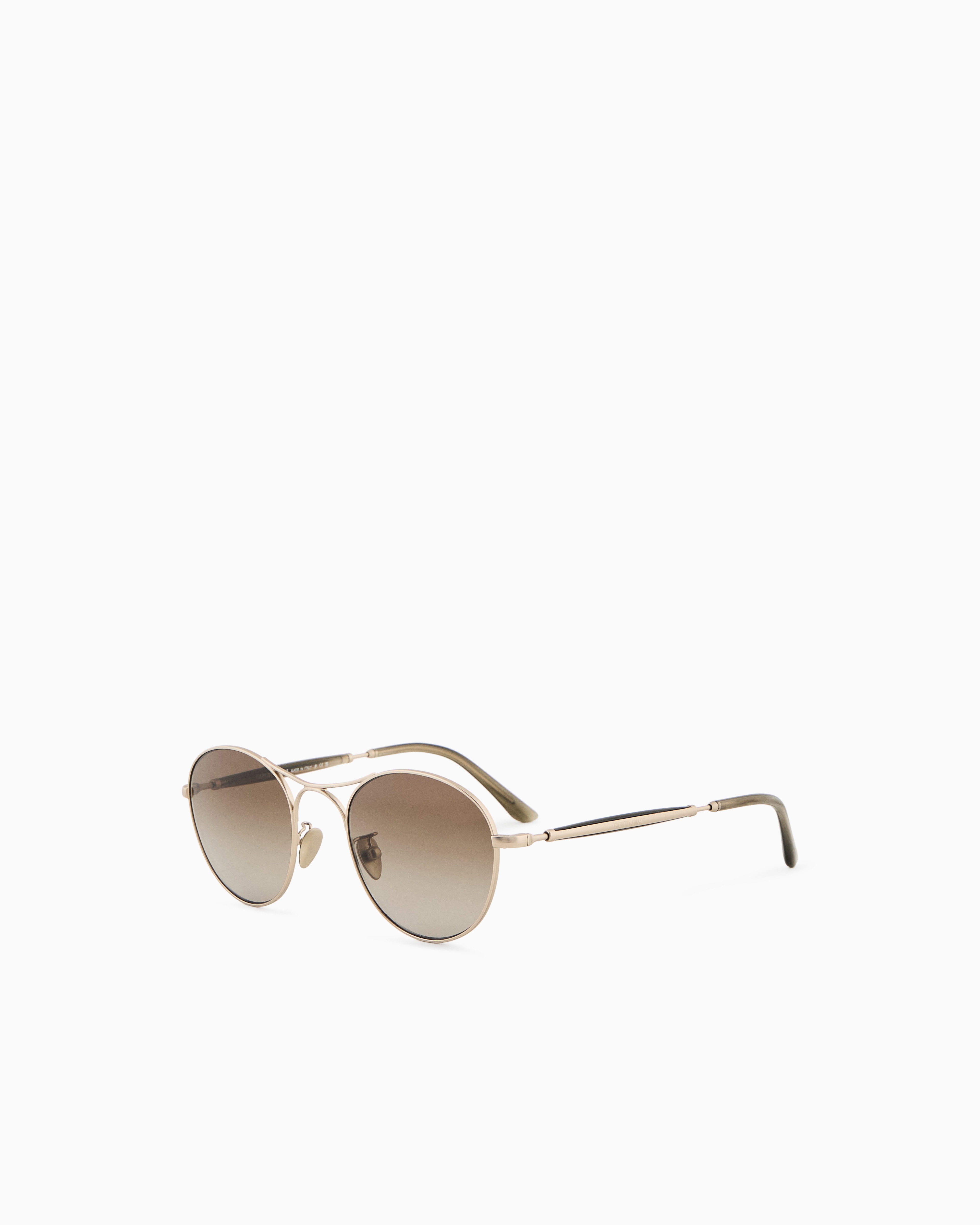Giorgio Armani Unisex Square Sunglasses In Brown