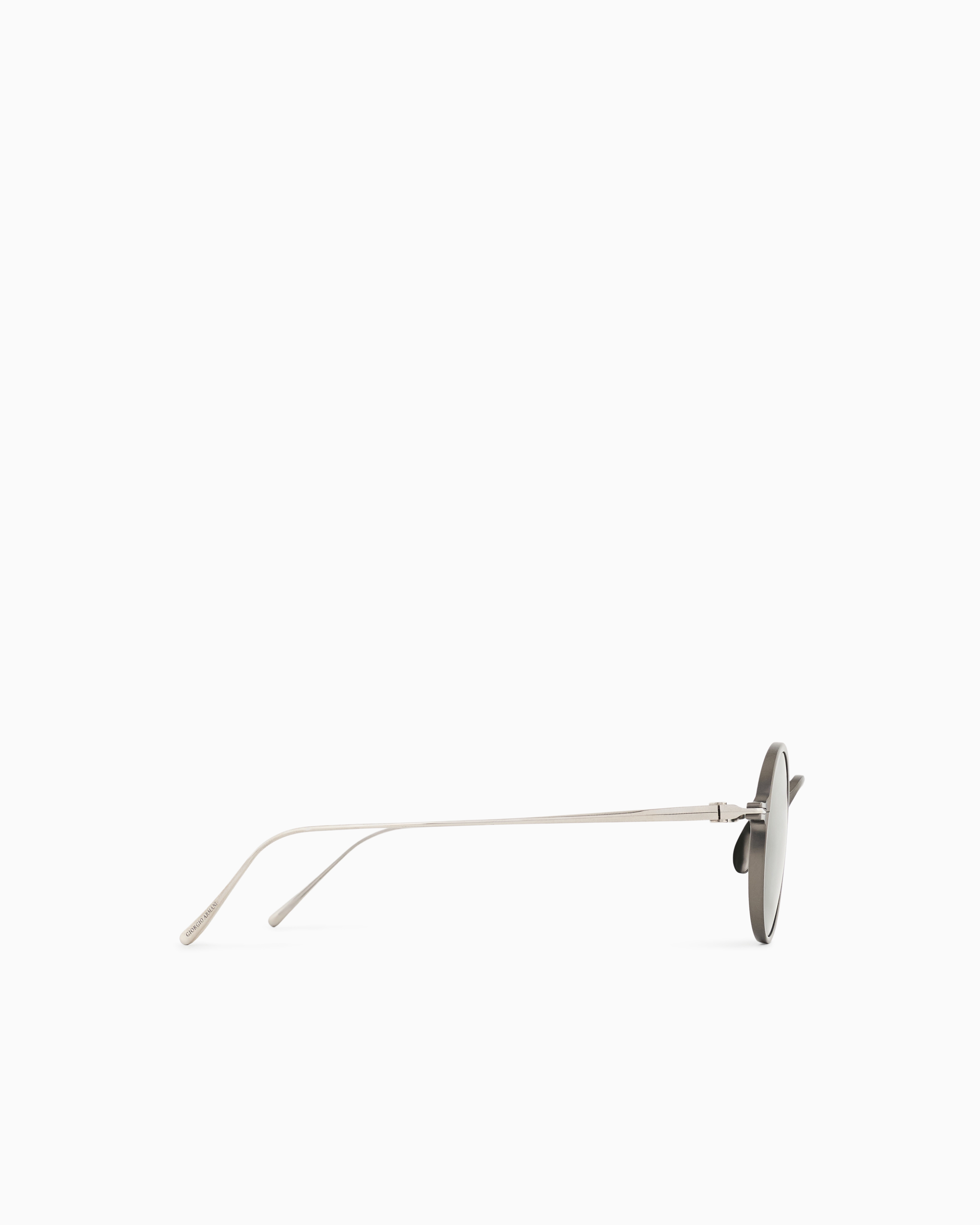Giorgio Armani Men's Round Sunglasses In Gray