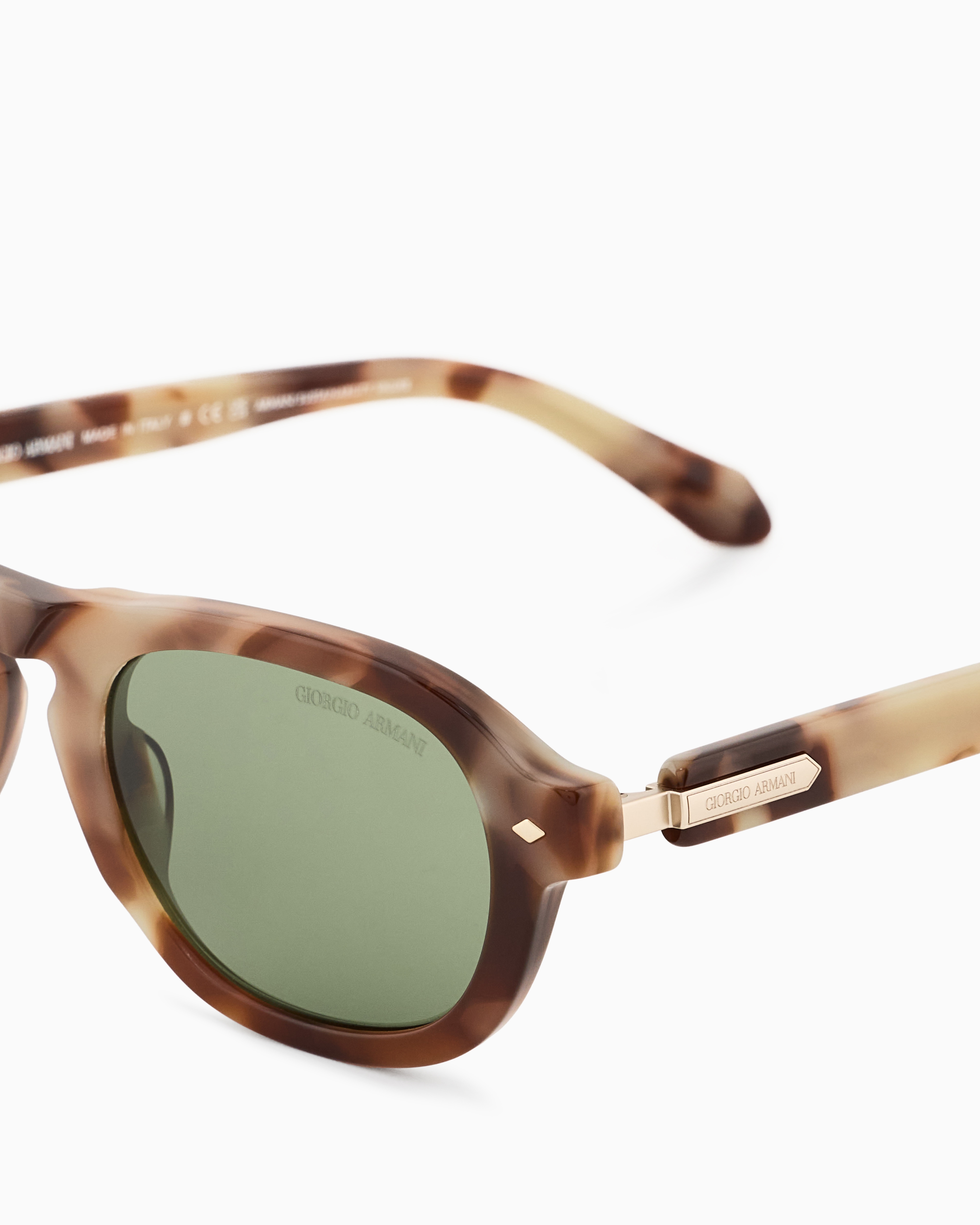 Giorgio Armani Men's Square Sunglasses In Brown