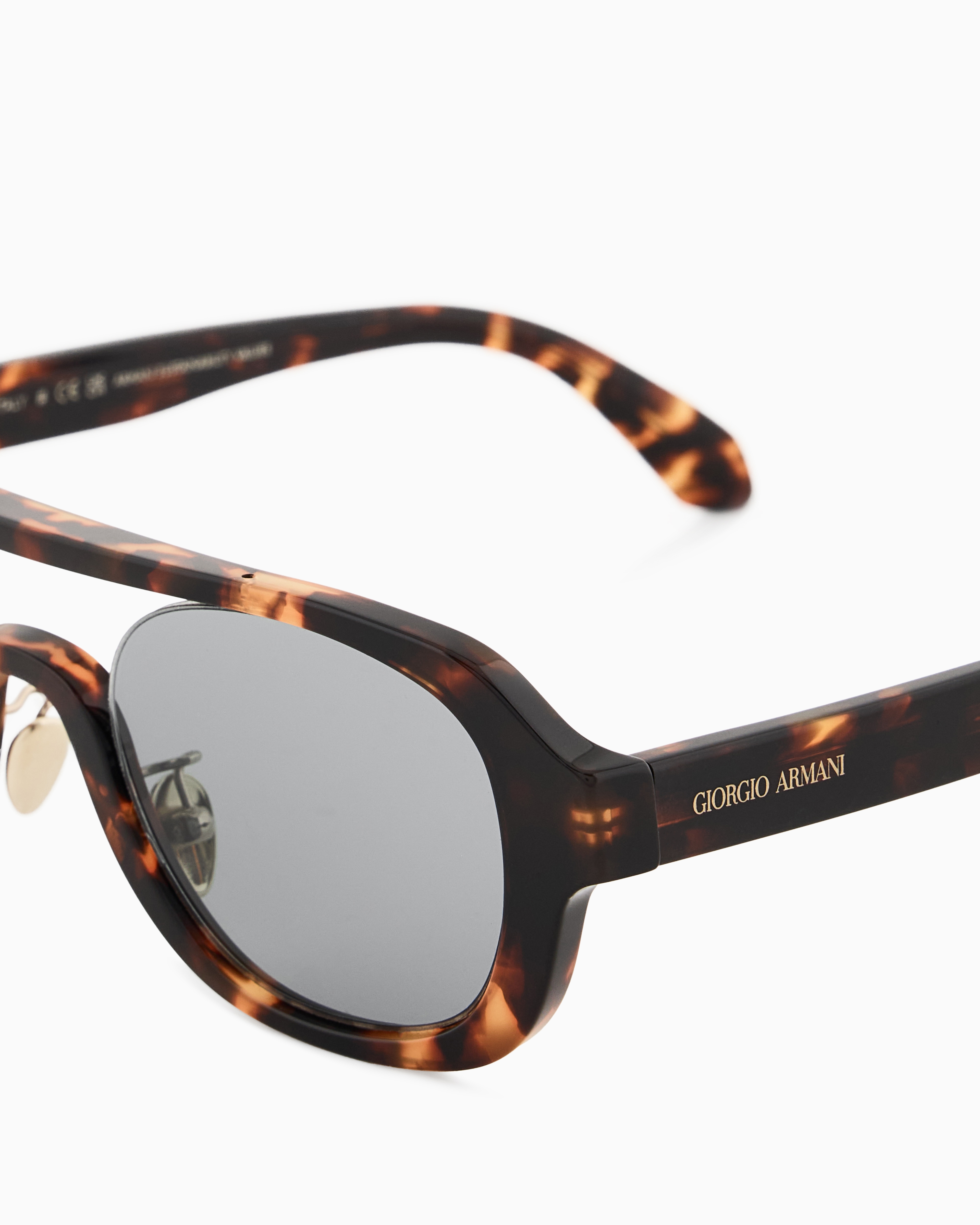 Giorgio Armani Men's Square Sunglasses In Black