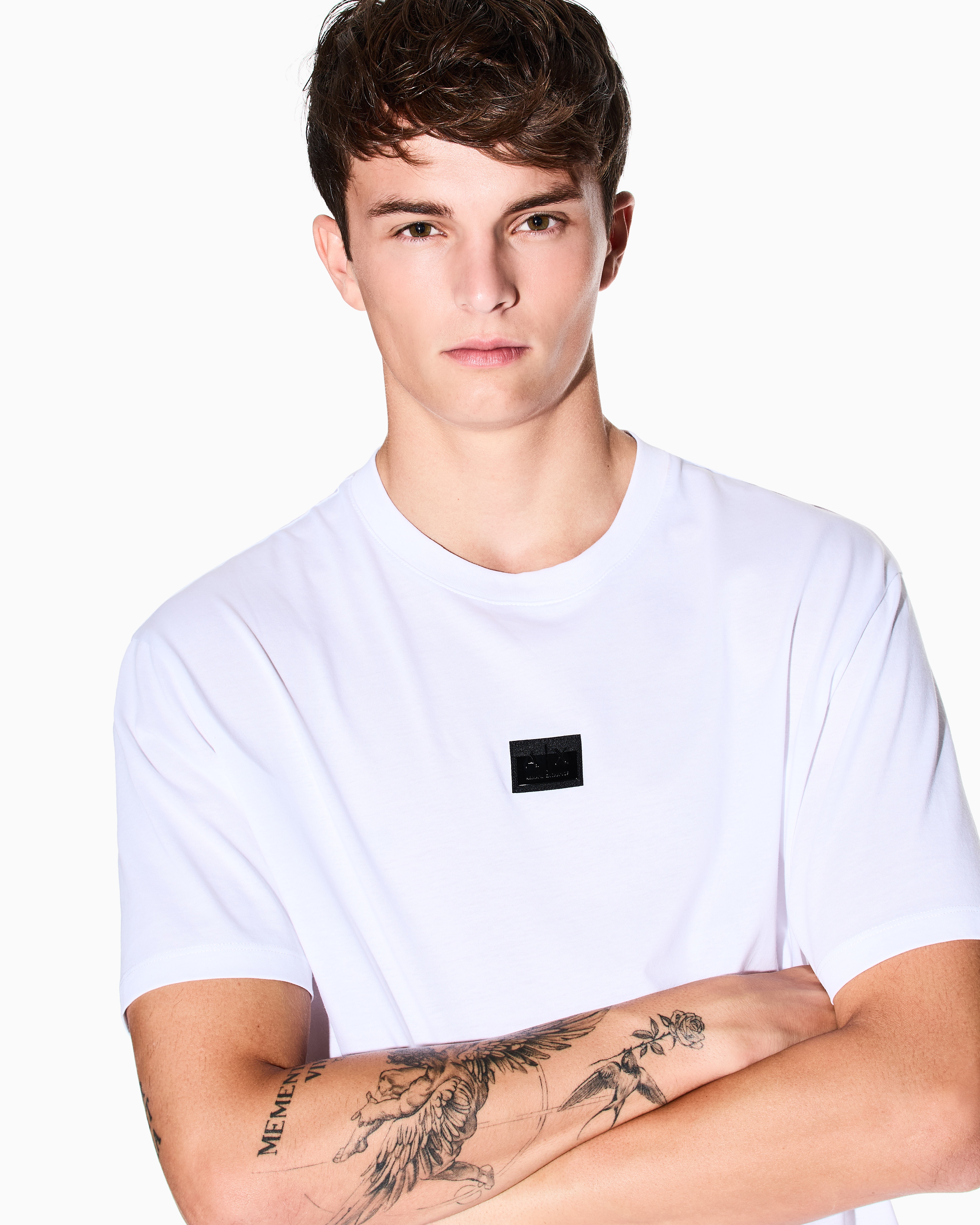 Armani Exchange - Regular Fit T-Shirts, Man, White, Size: