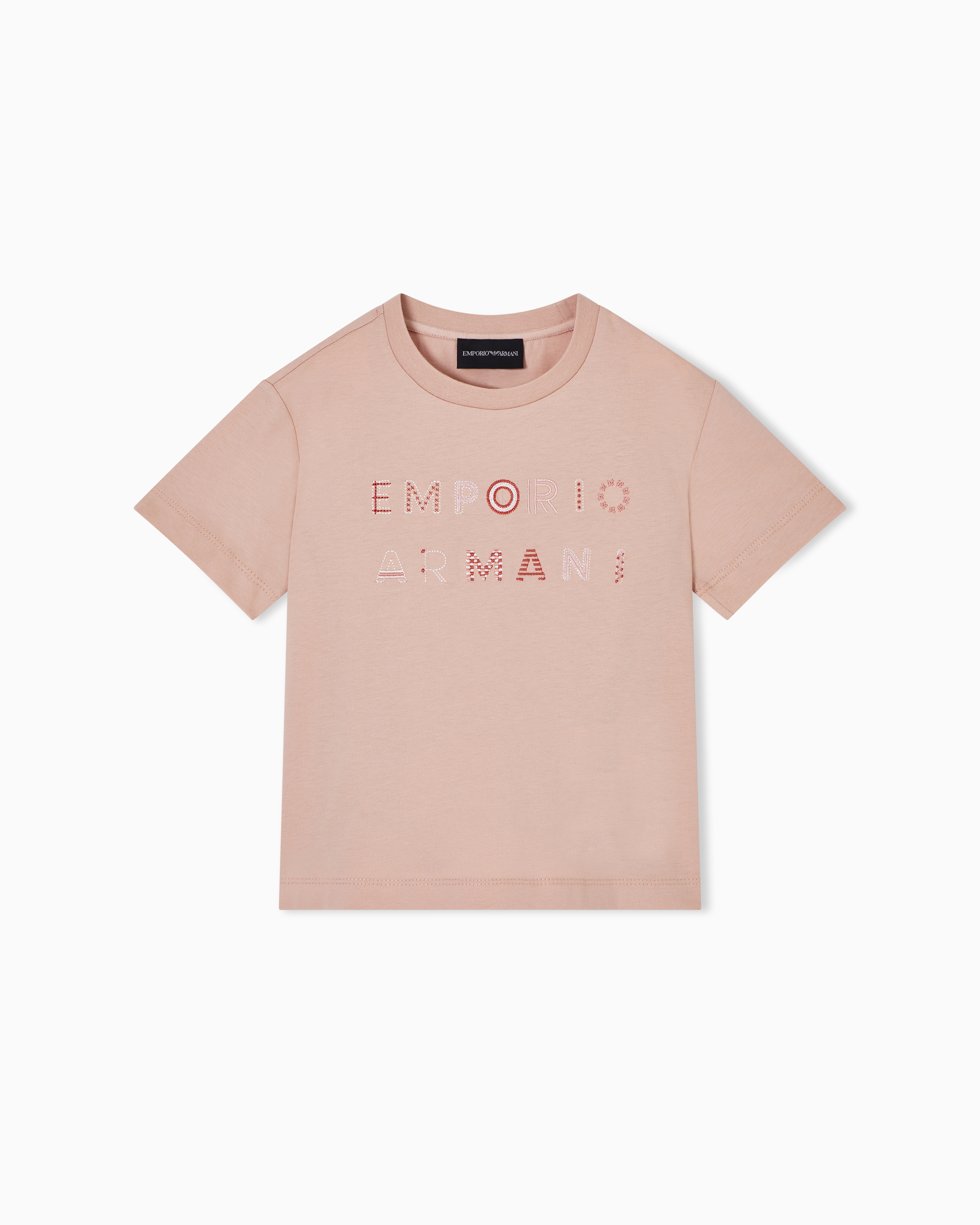 EMPORIO ARMANI アルマーニ Tシャツ 14A 166 新品未使用 EMPORIO ARMANI (エンポリオアルマーニ) ストレッチコットン ロゴ