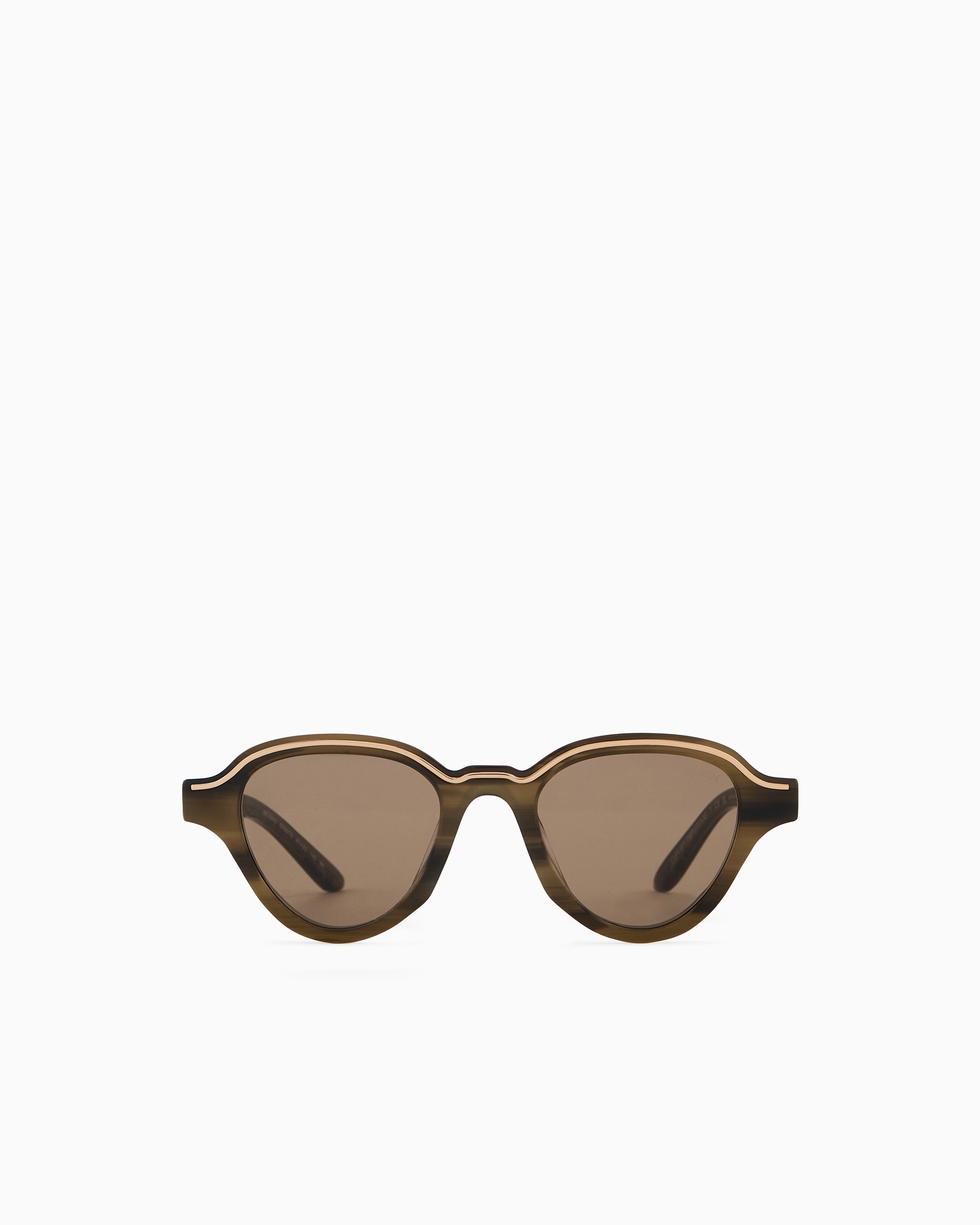 Emporio Armani - Men’s irregular-shaped sunglasses, Man, Size: 47L