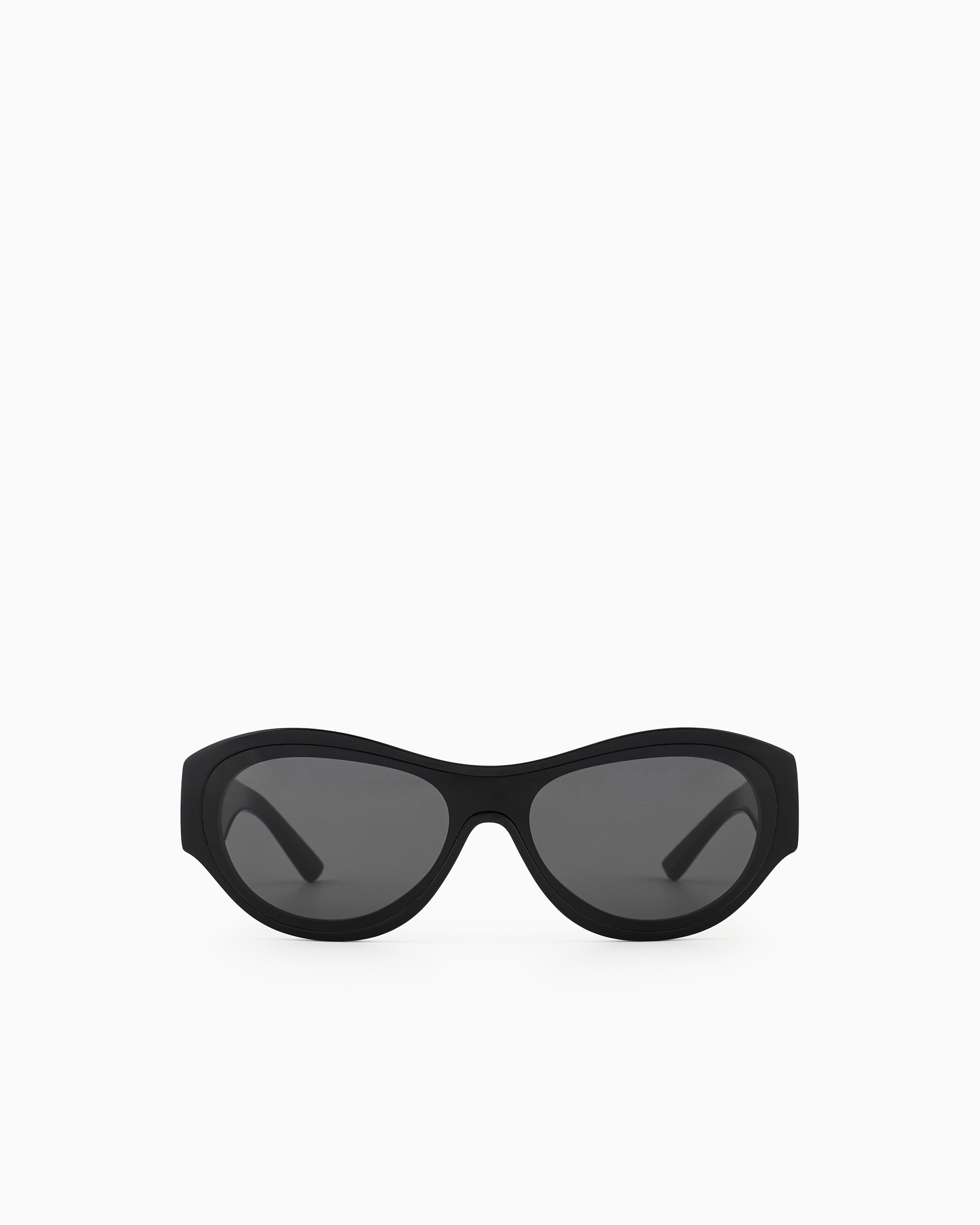 Emporio Armani - Women’s irregular-shaped sunglasses, Woman, Black, Size: 36L