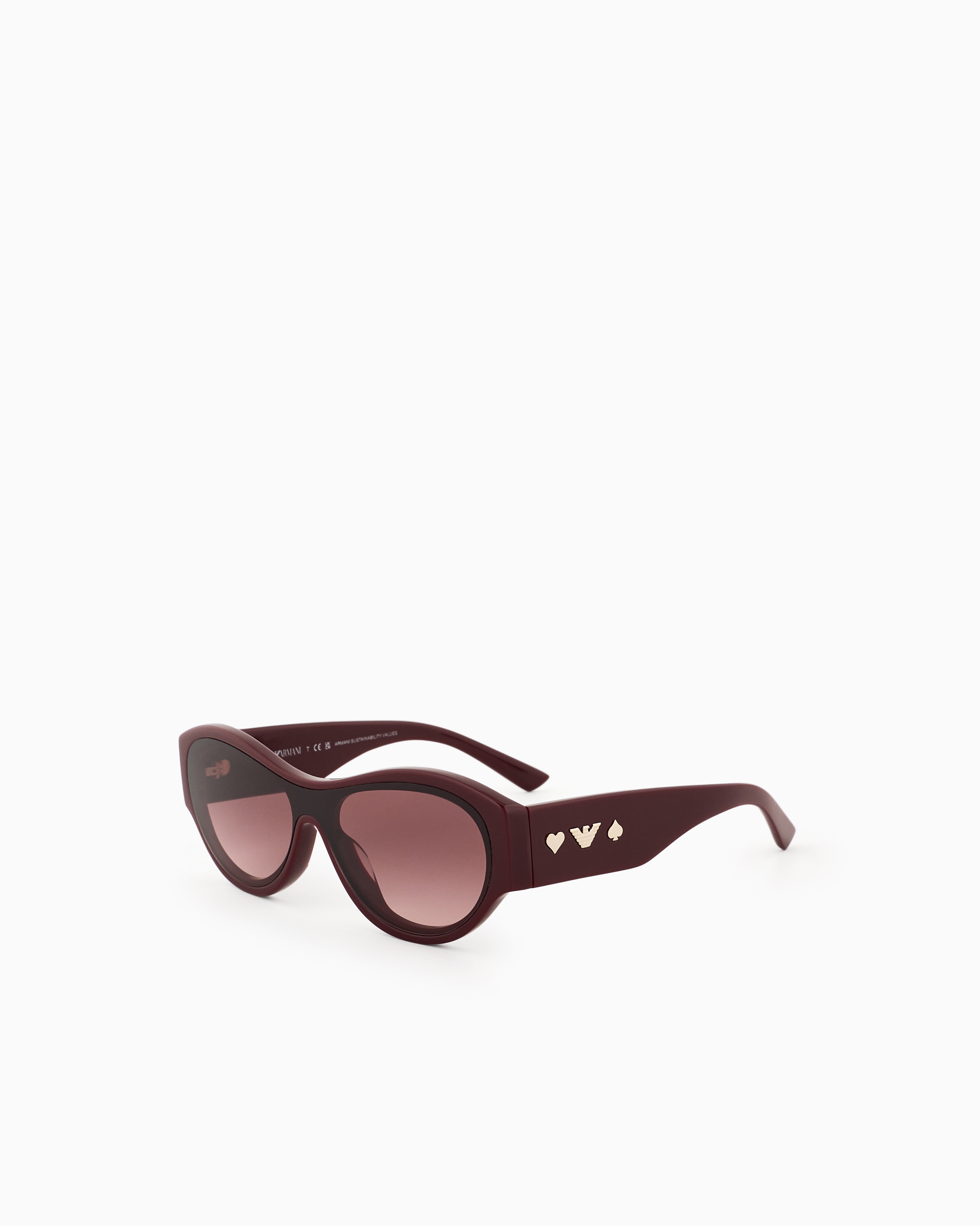 Emporio Armani - Women’s irregular-shaped sunglasses, Woman, Size: 36L