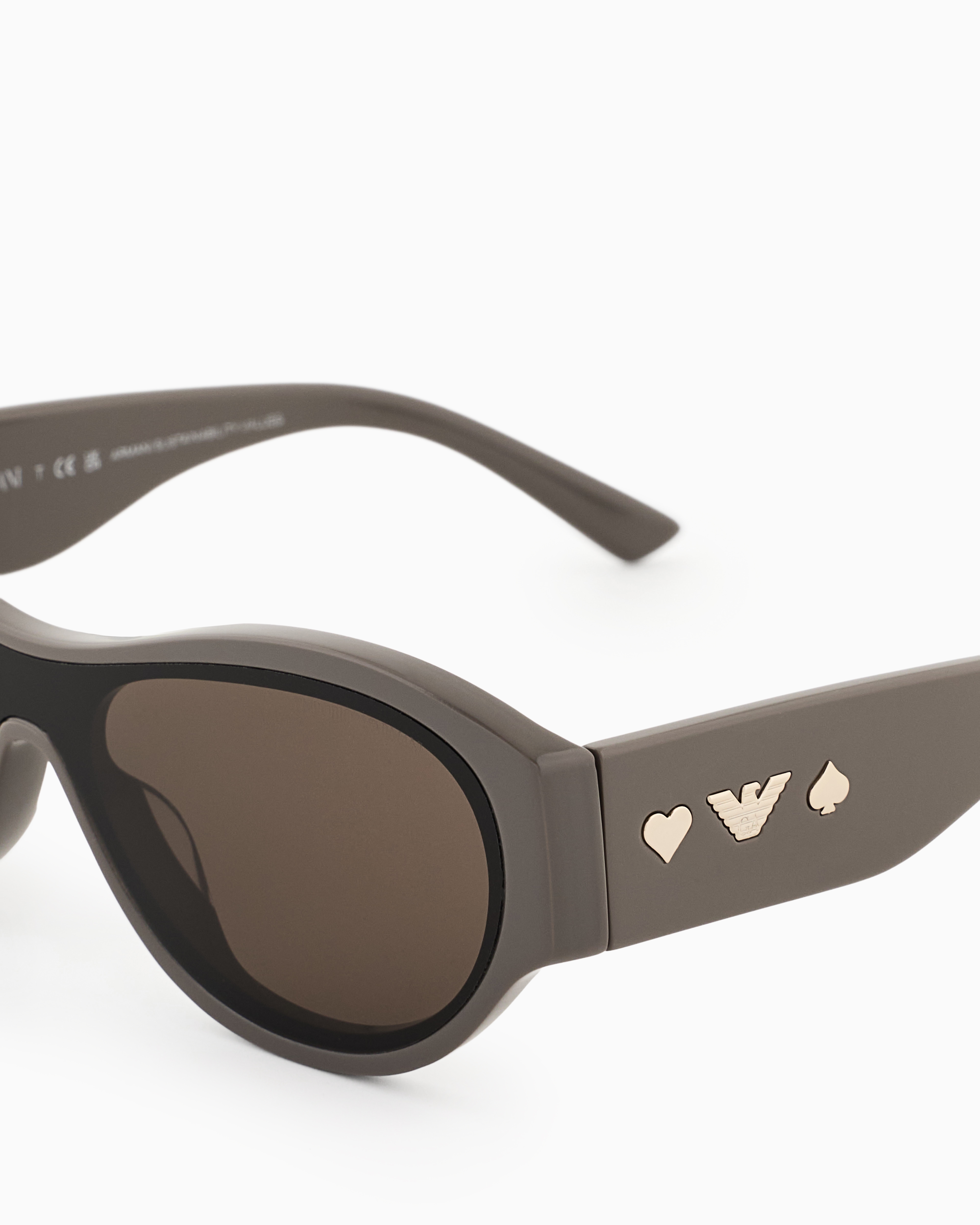 Emporio Armani - Women’s irregular-shaped sunglasses, Woman, Size: 36L