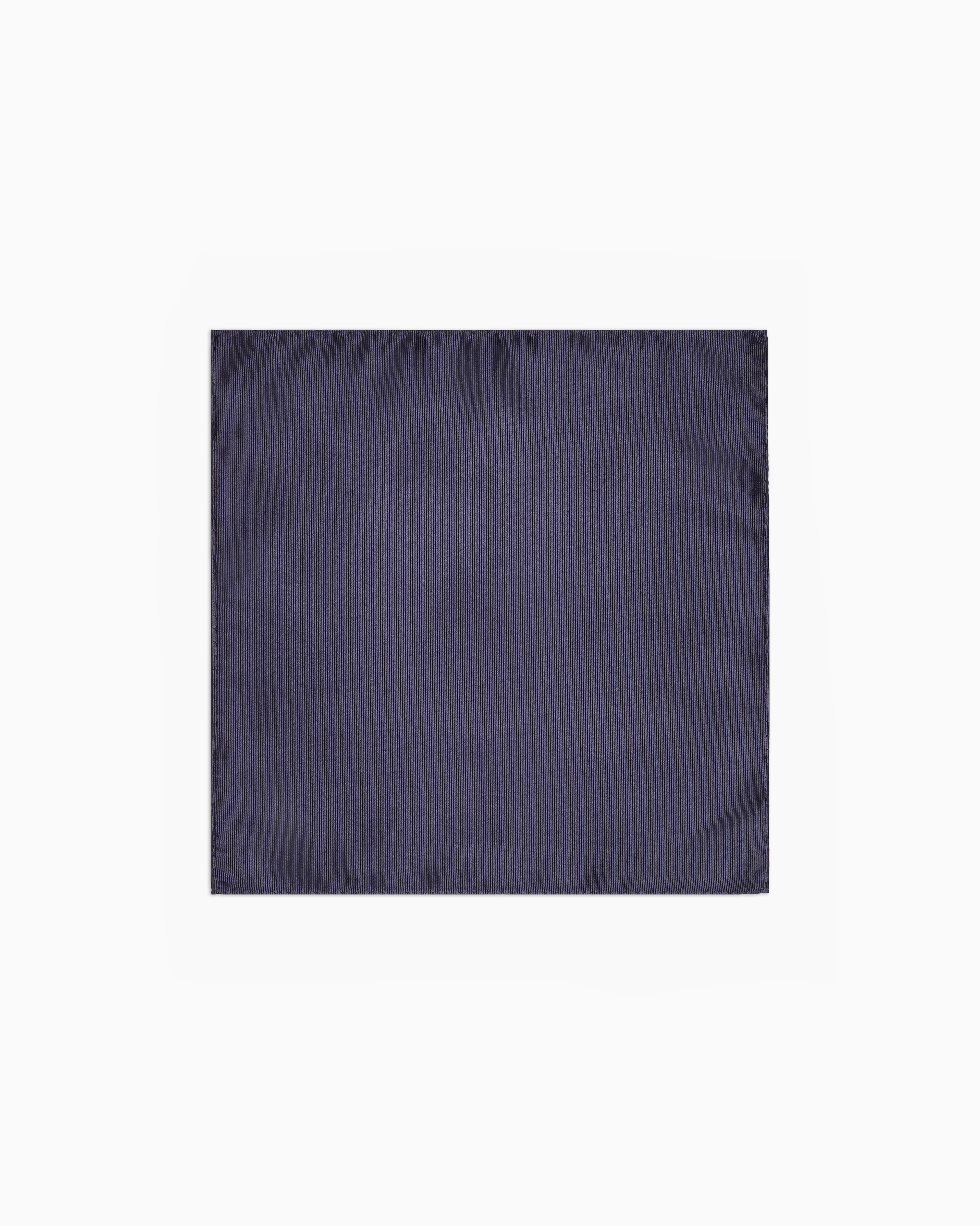 Giorgio Armani Blue Silk Pocket Square
