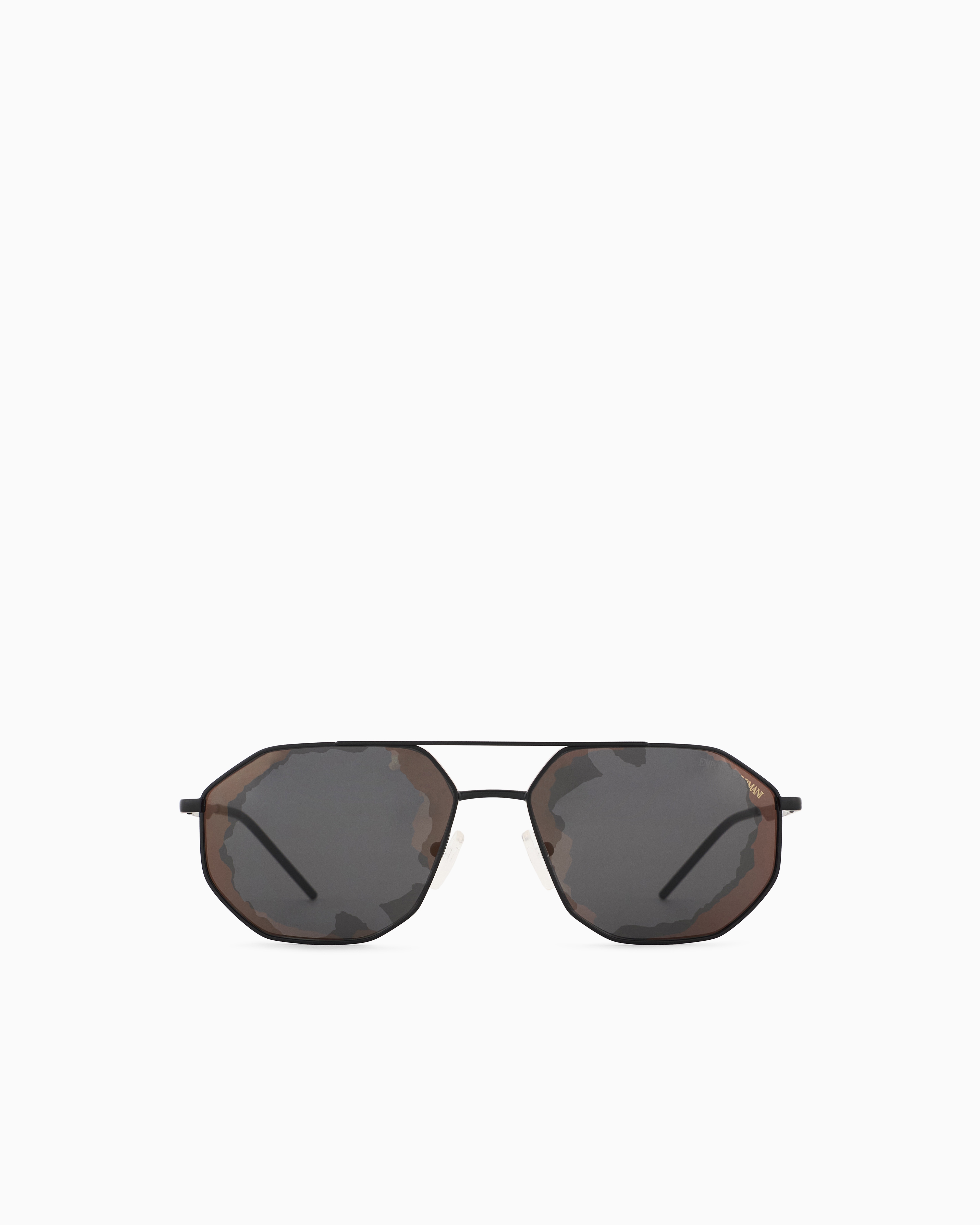 Emporio Armani - Men’s irregular-shaped sunglasses, Man, Size: 58L