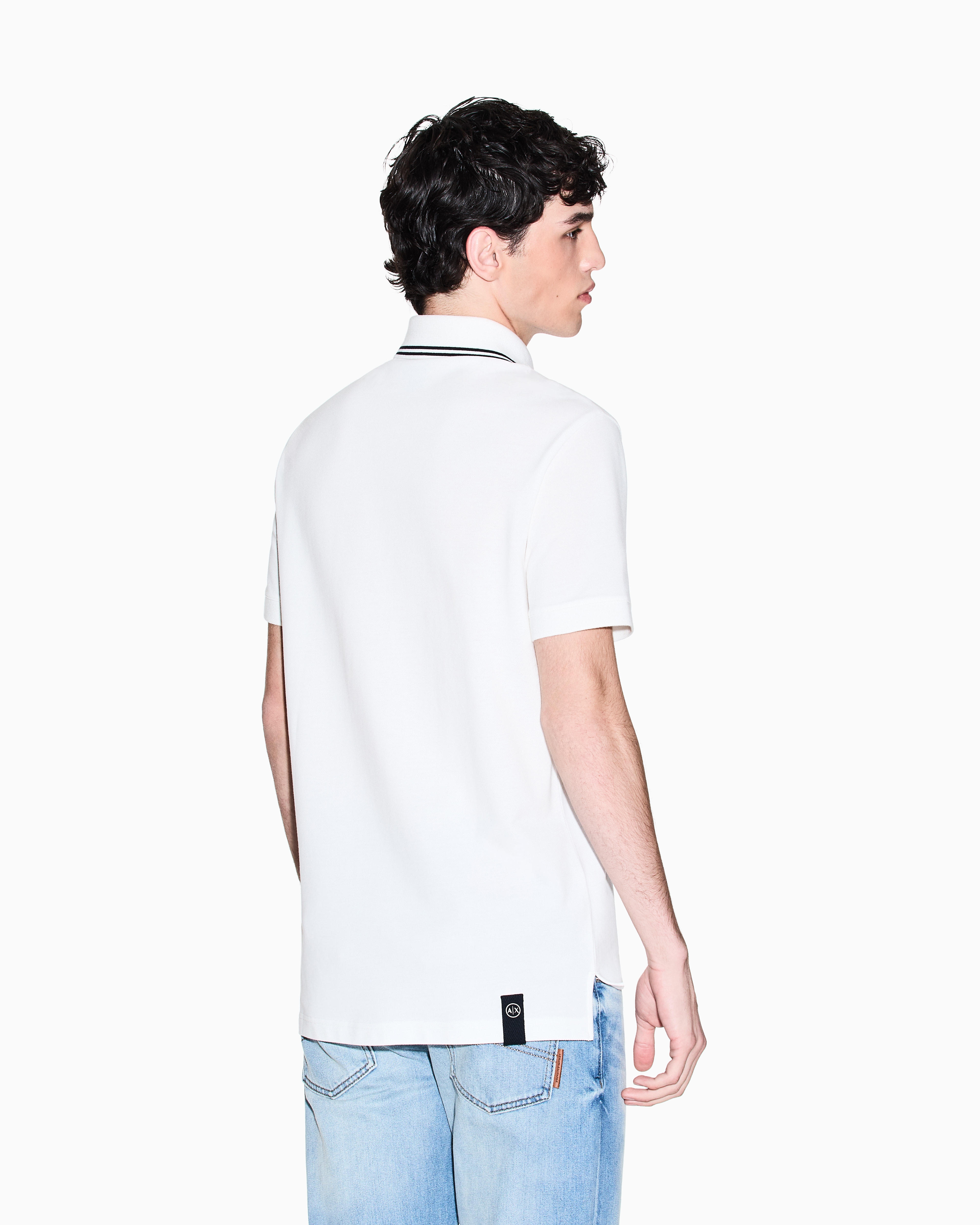 【GIORGIO ARMANI】90's スキッパーシャツ　ポロシャツ GIORGIO ARMANI】90's スキッパーシャツ ポロシャツ