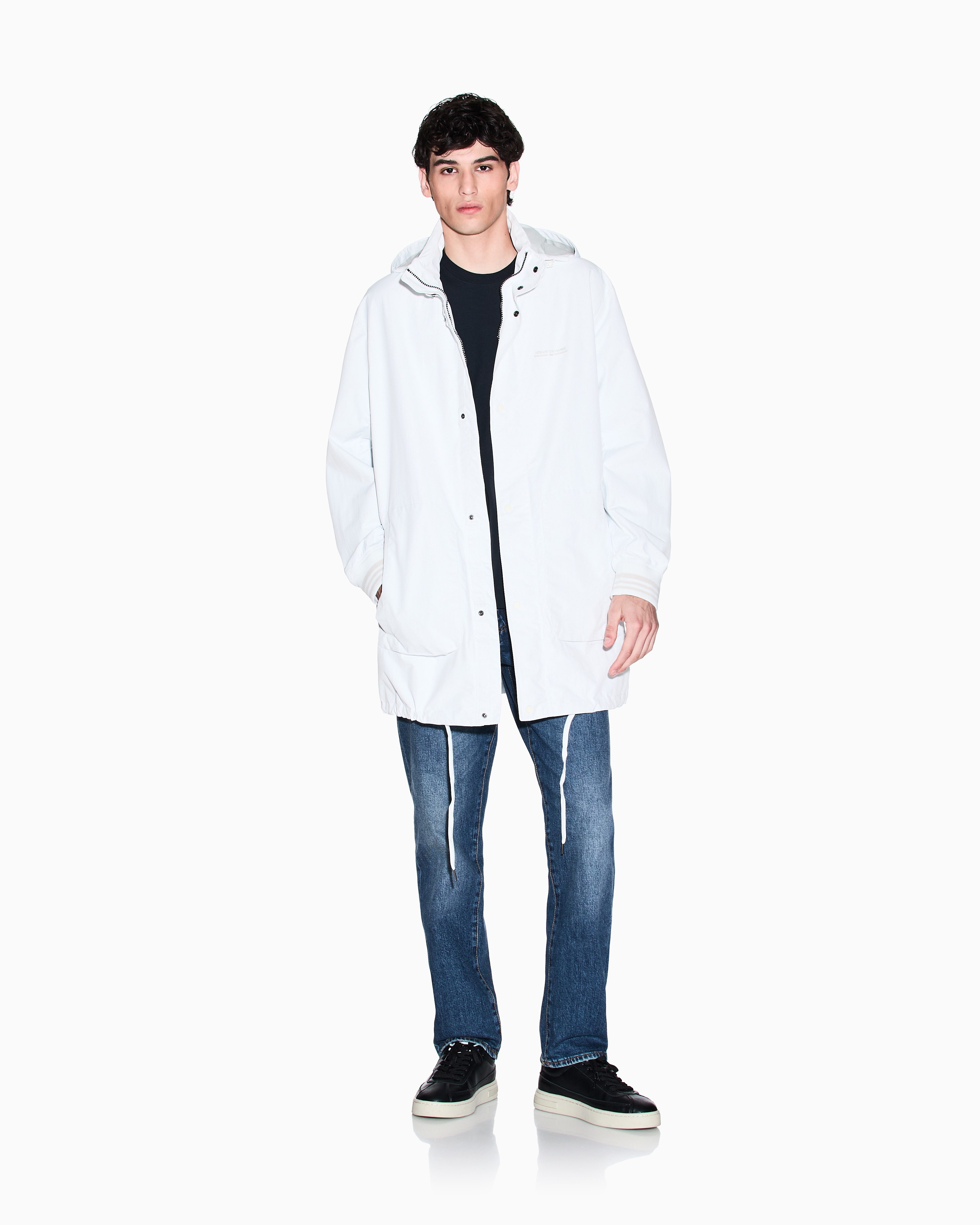 Raincoat with hood