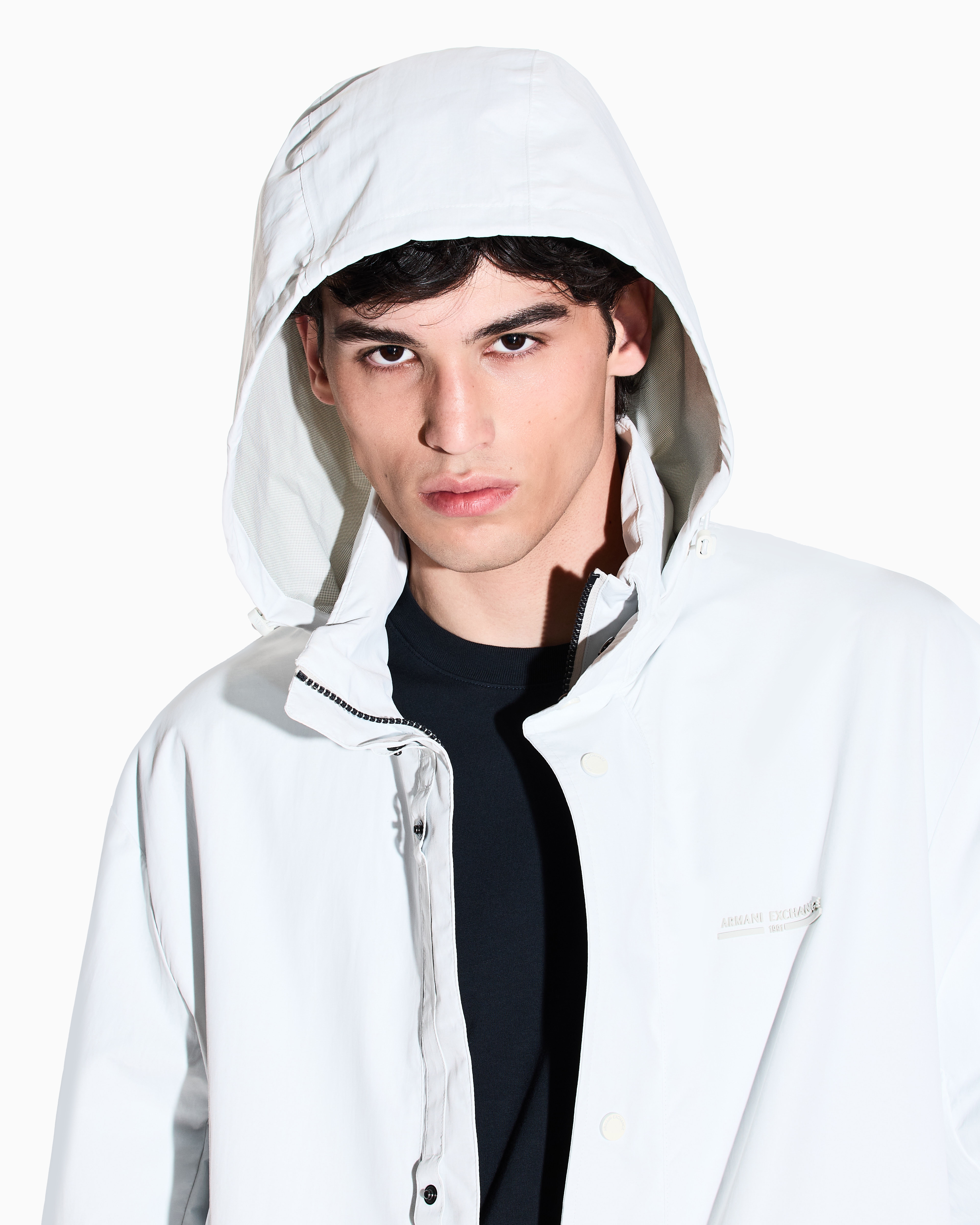 Raincoat with hood