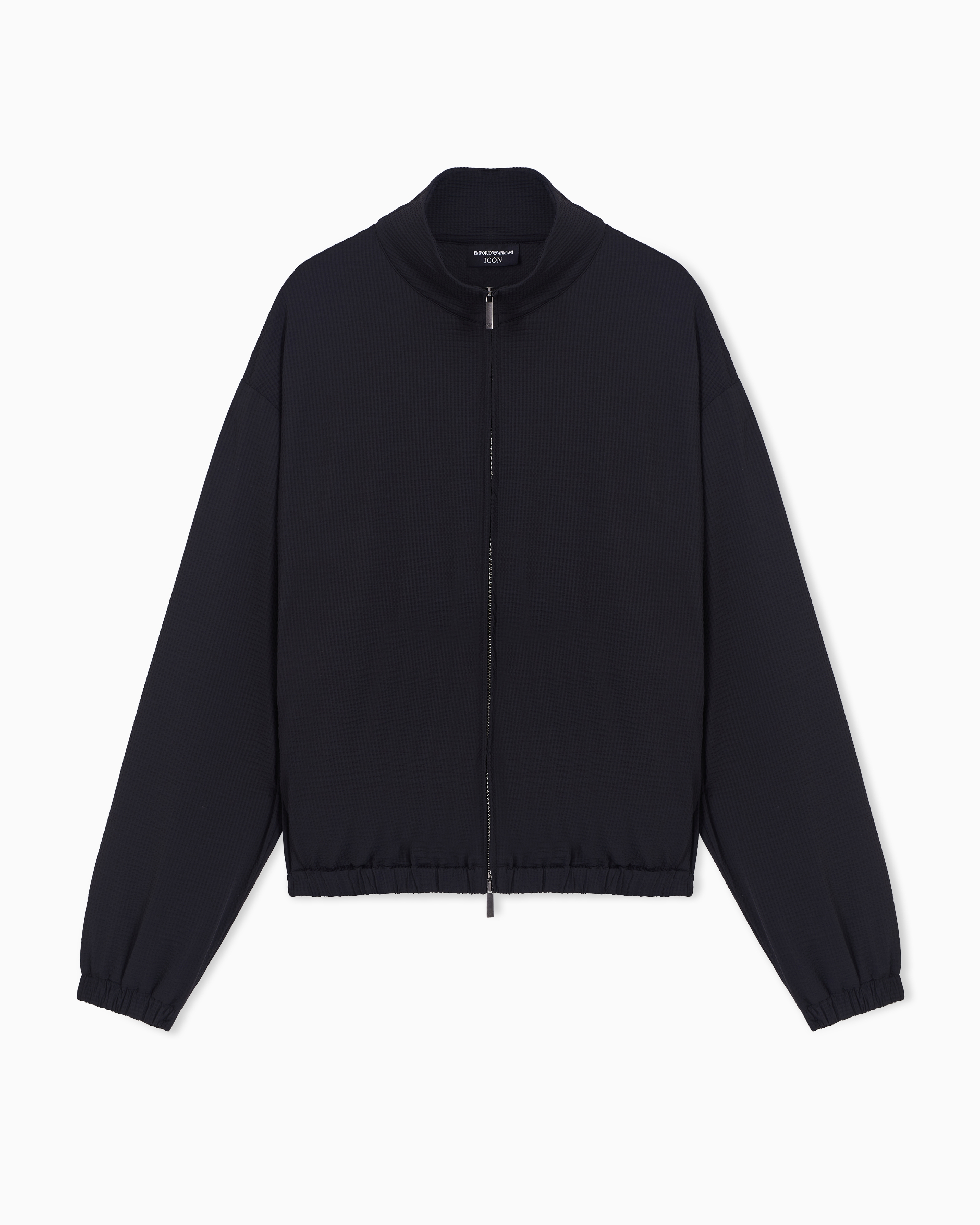 U-tan EMPORIO ARMANI ロゴブルゾン セーター 2点 EMPORIO ARMANI エンポリオアルマーニ セーター ハイゲージ フレンチ