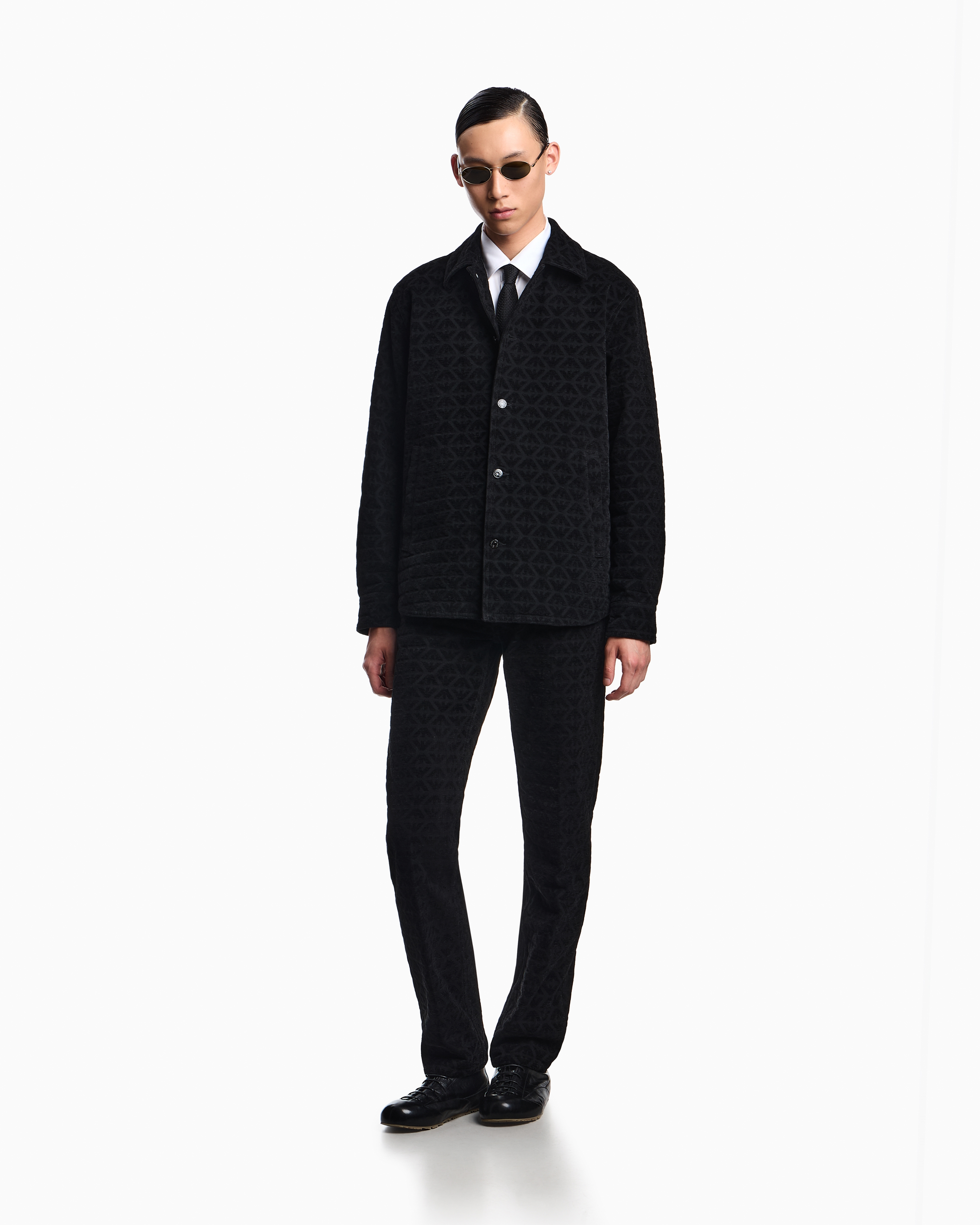 Luner New Year ジャケット シェニール ジャカードモチーフ | Emporio