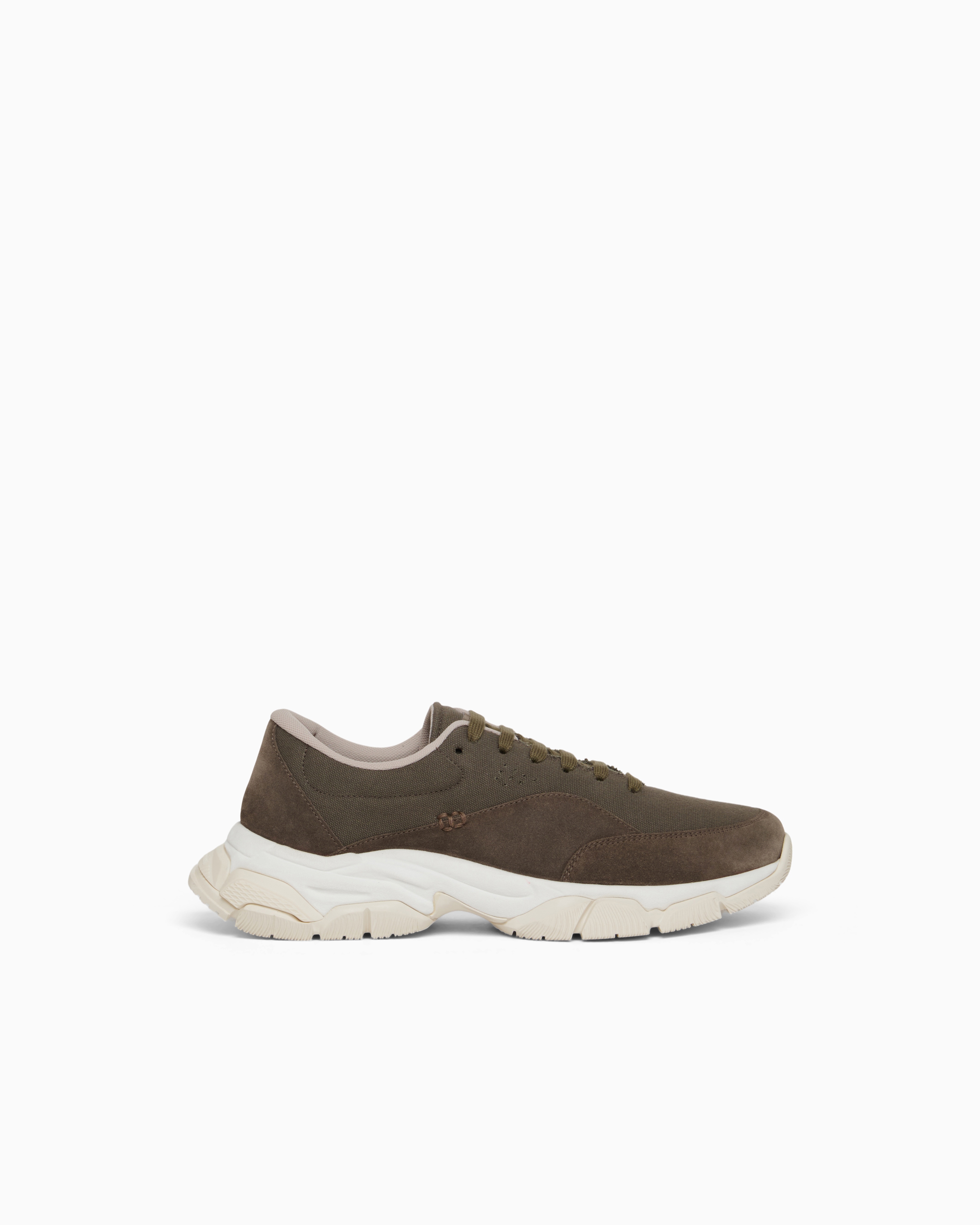 Giorgio Armani Green Suede Sneakers