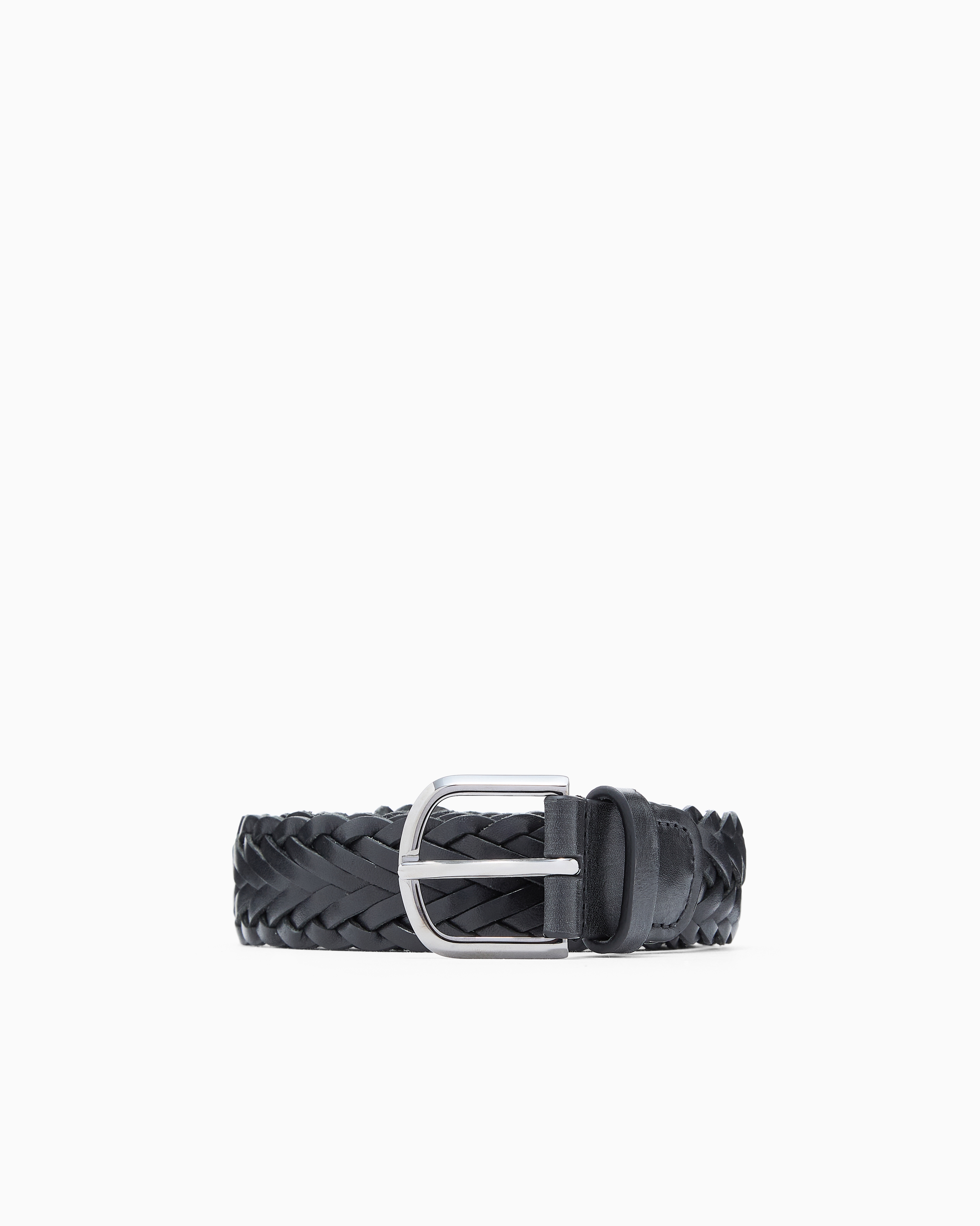 Woven leather belt | Giorgio Armani