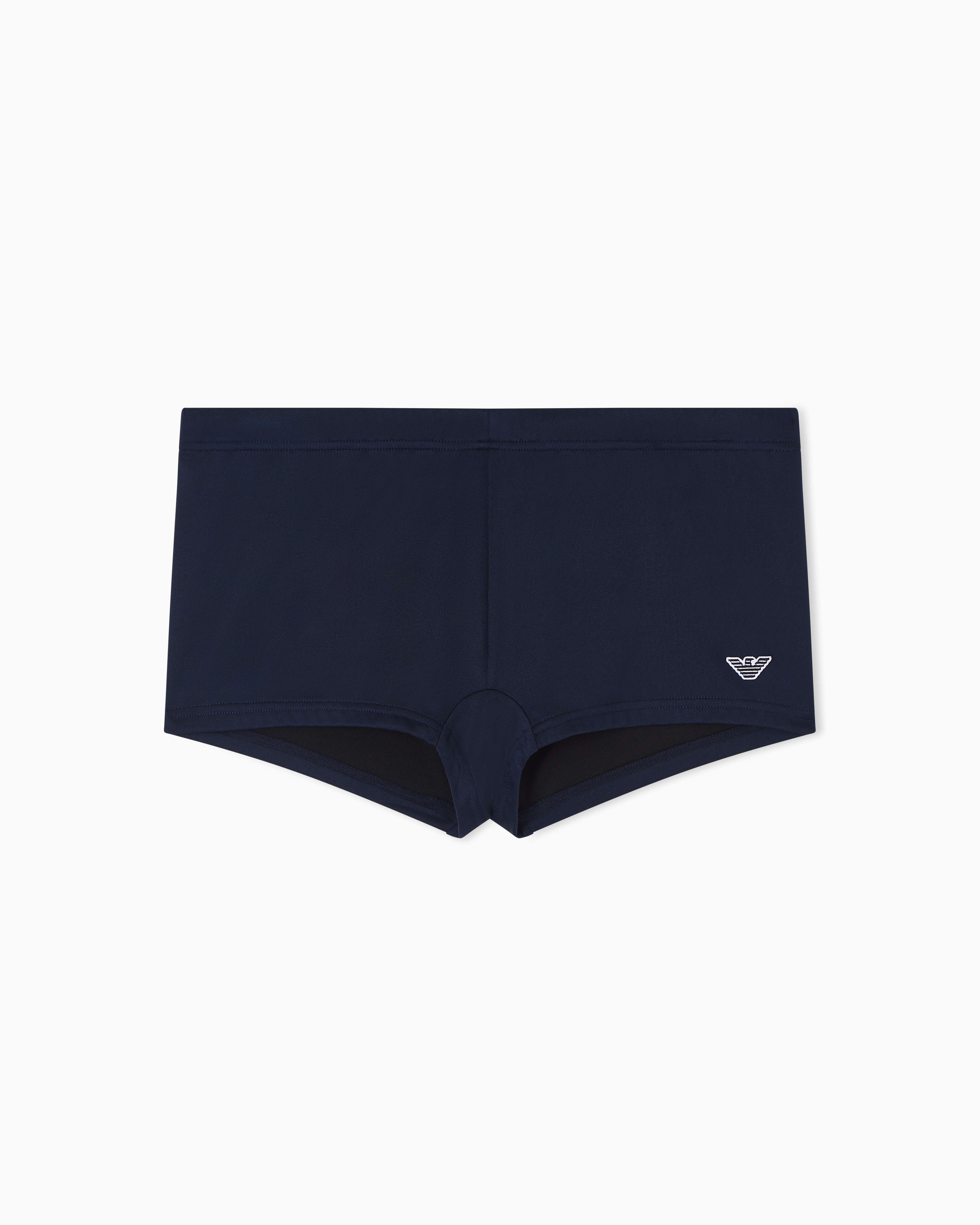 Emporio Armani Navy Blue Asv Essential Square Leg Swimsuit