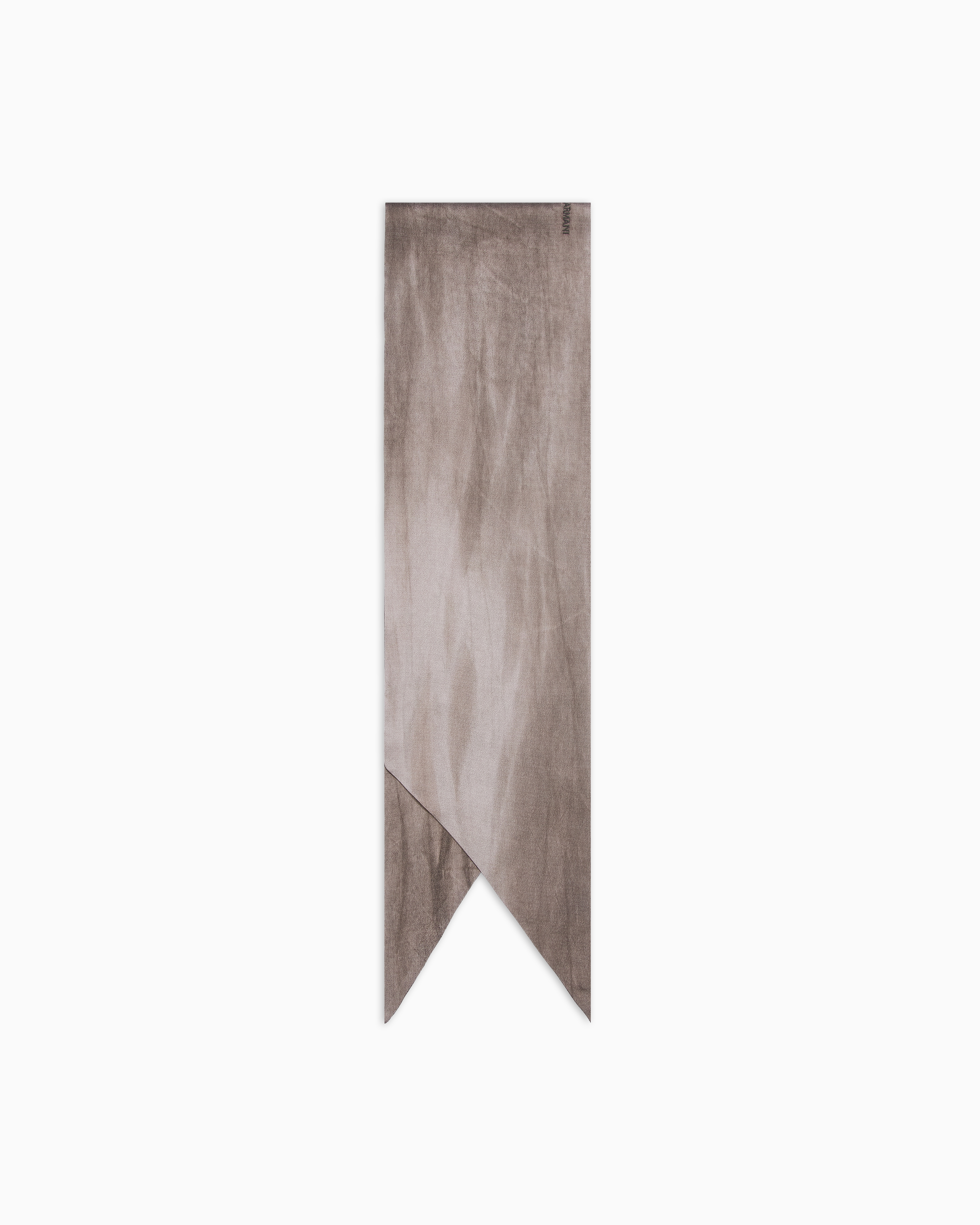 Giorgio Armani Beige Small Silk Scarf