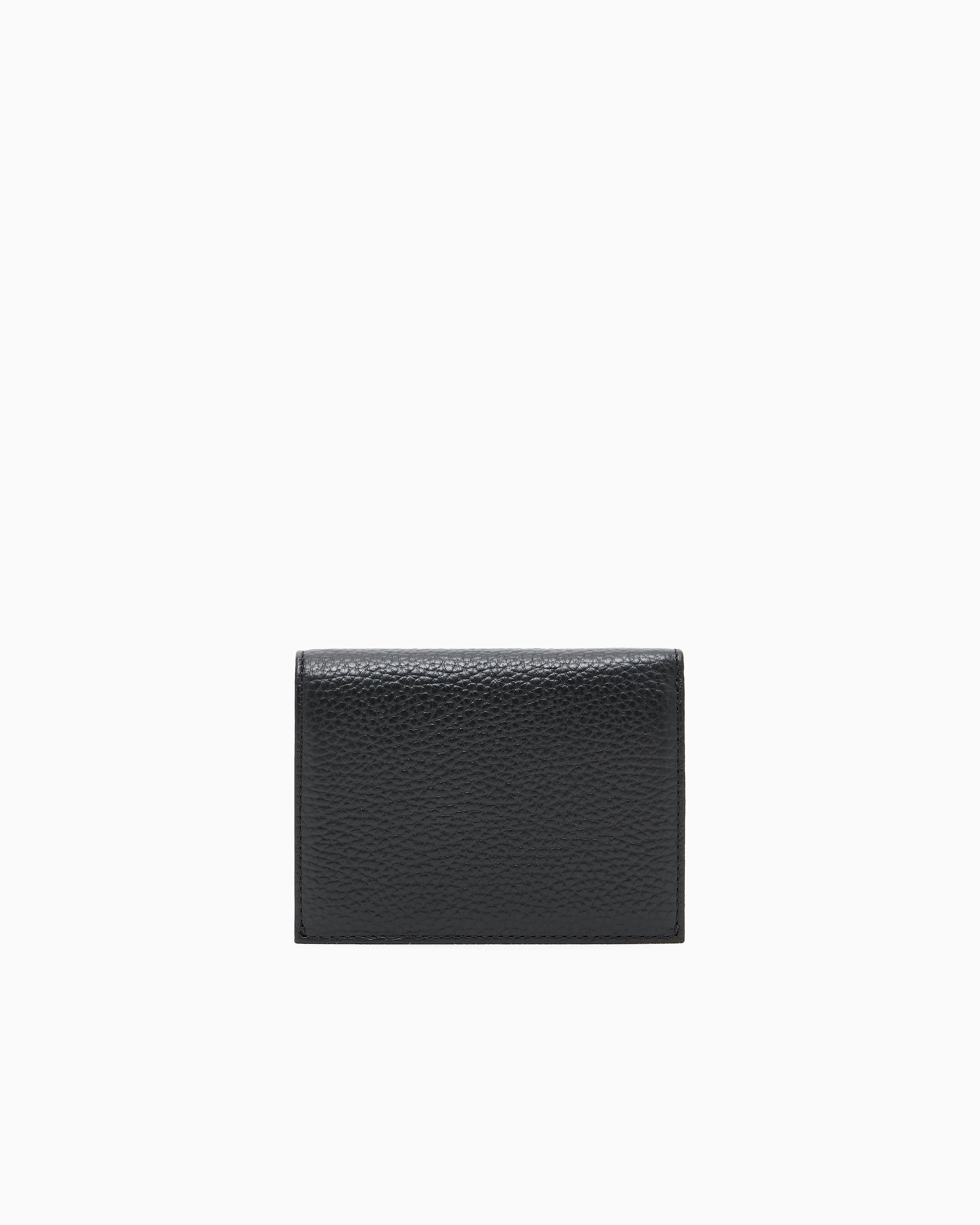 コンパクトウォレット タンブルレザー | Emporio Armani
