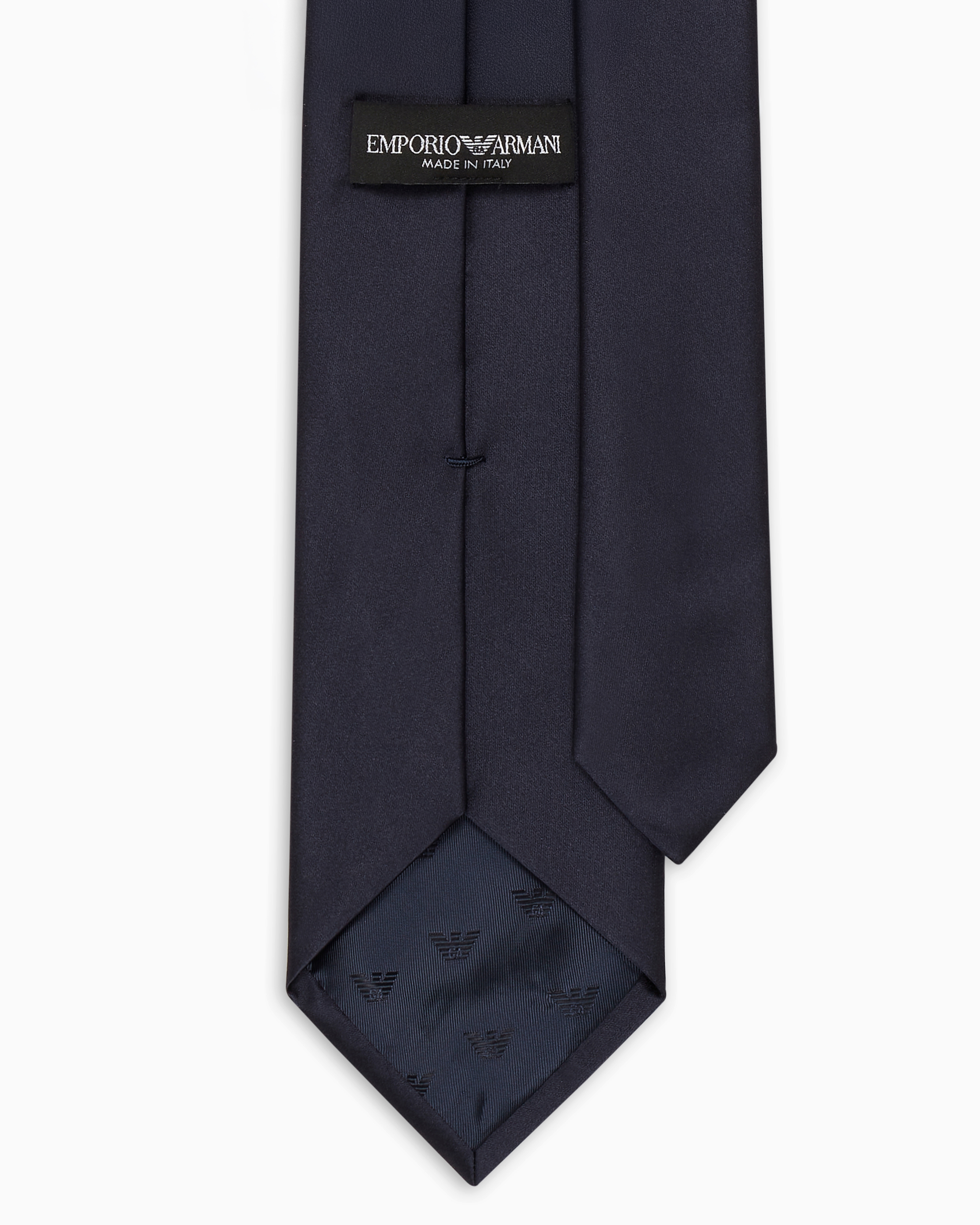 【タグ付き】Emporio Armani ネイビー ソリッド ネクタイ 340075_CC197_00036_D_SS2026.jpg