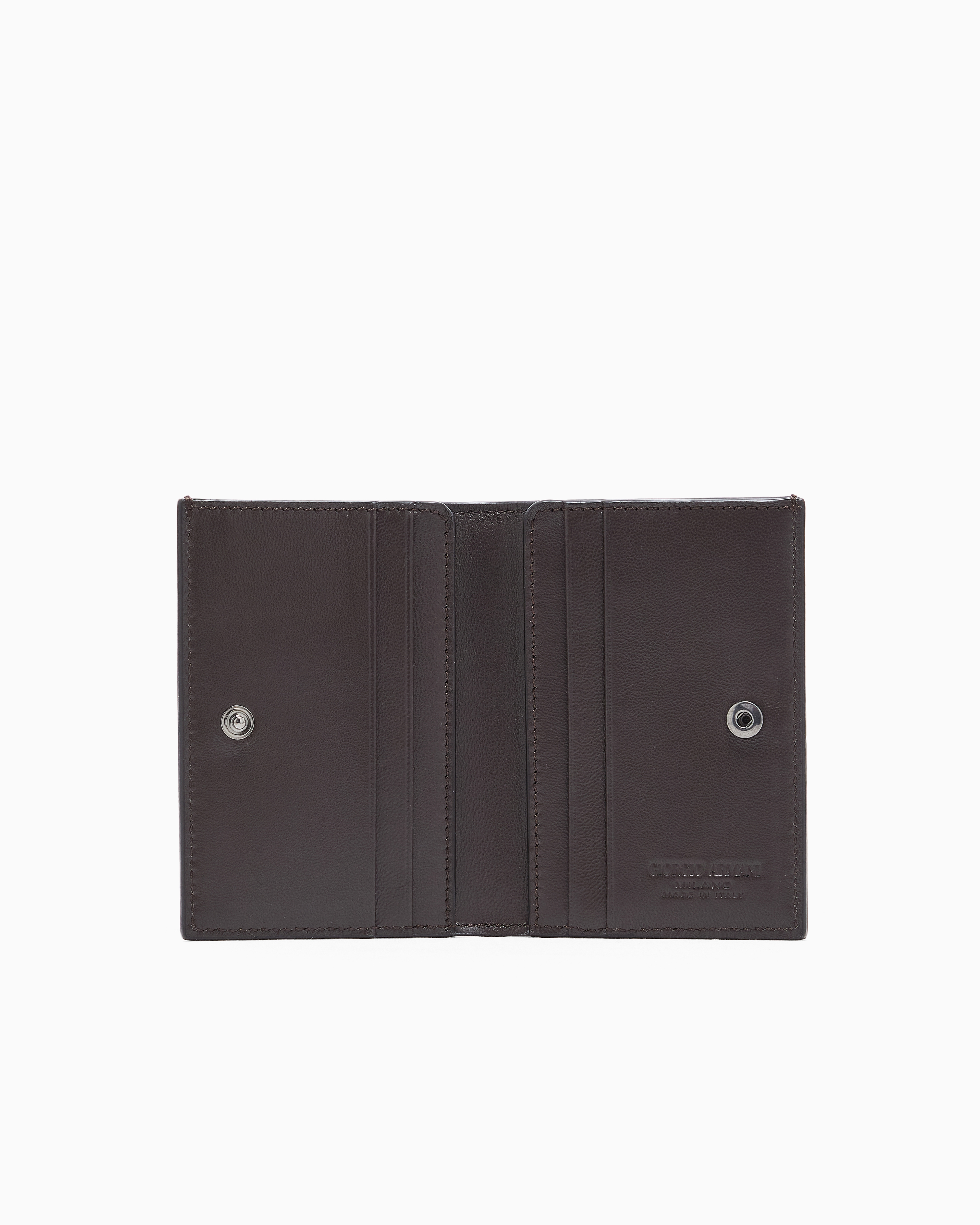Giorgio Armani Wallets In Brown