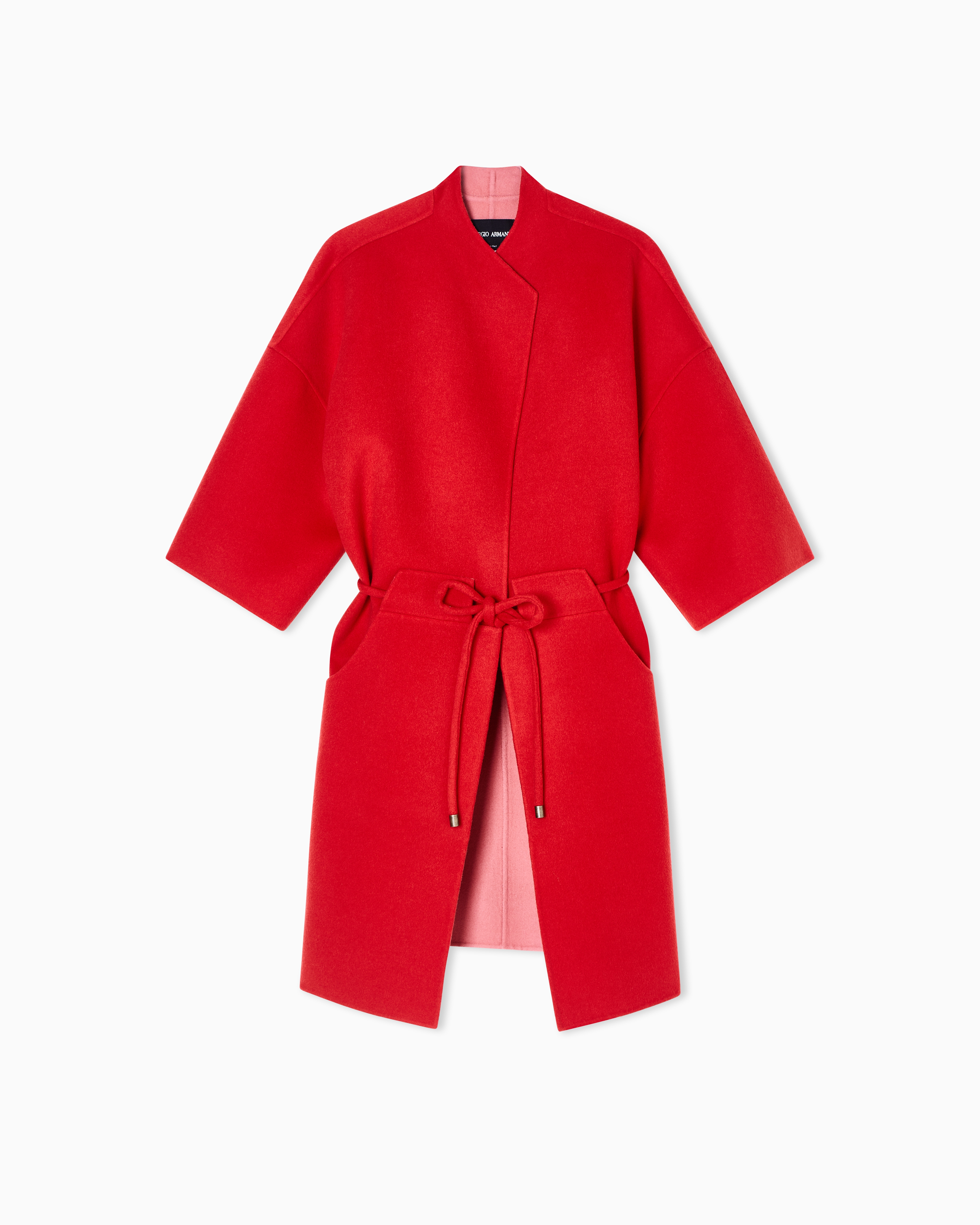 Giorgio Armani Coats In Red