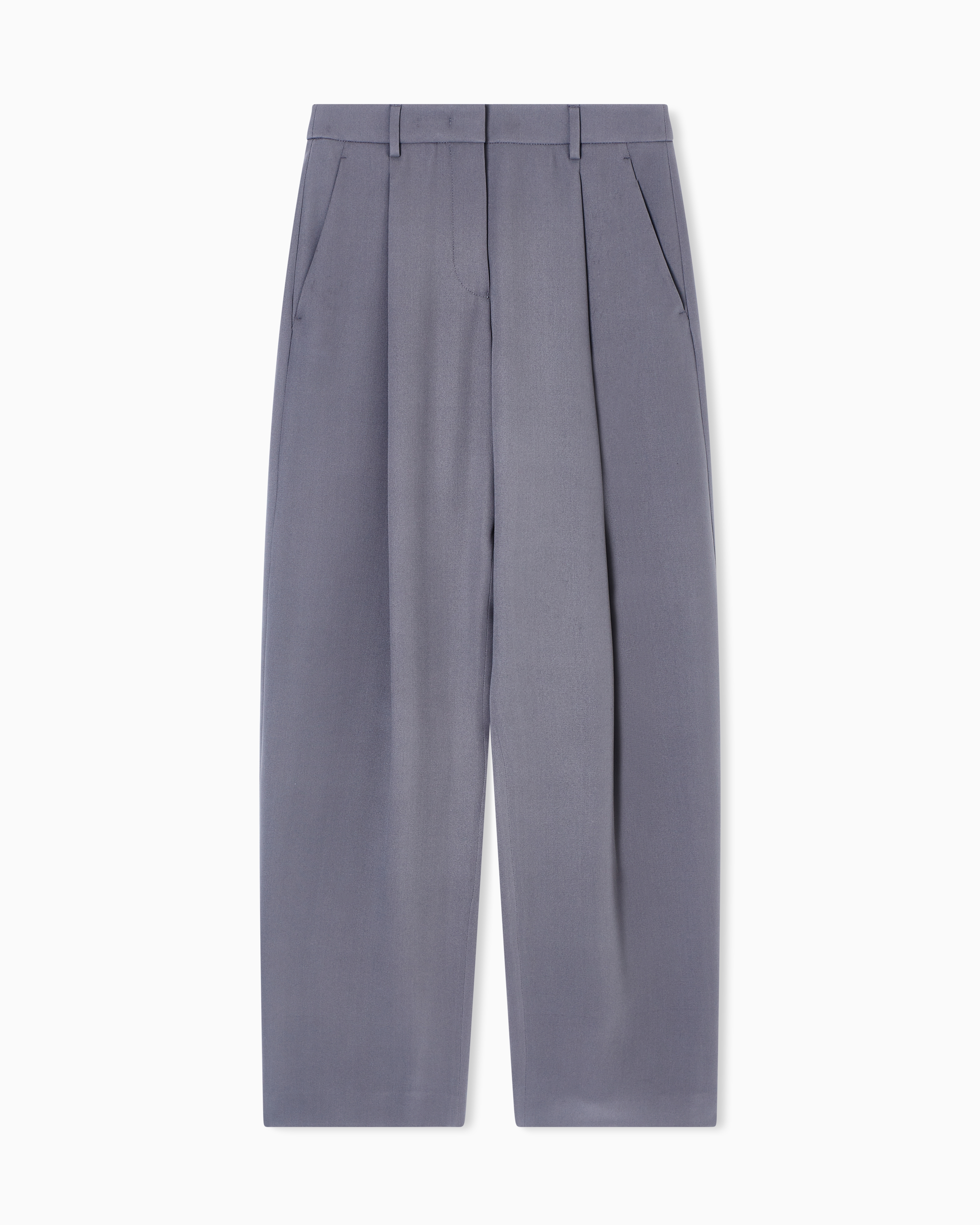 Giorgio Armani Fashion Trousers In Blue