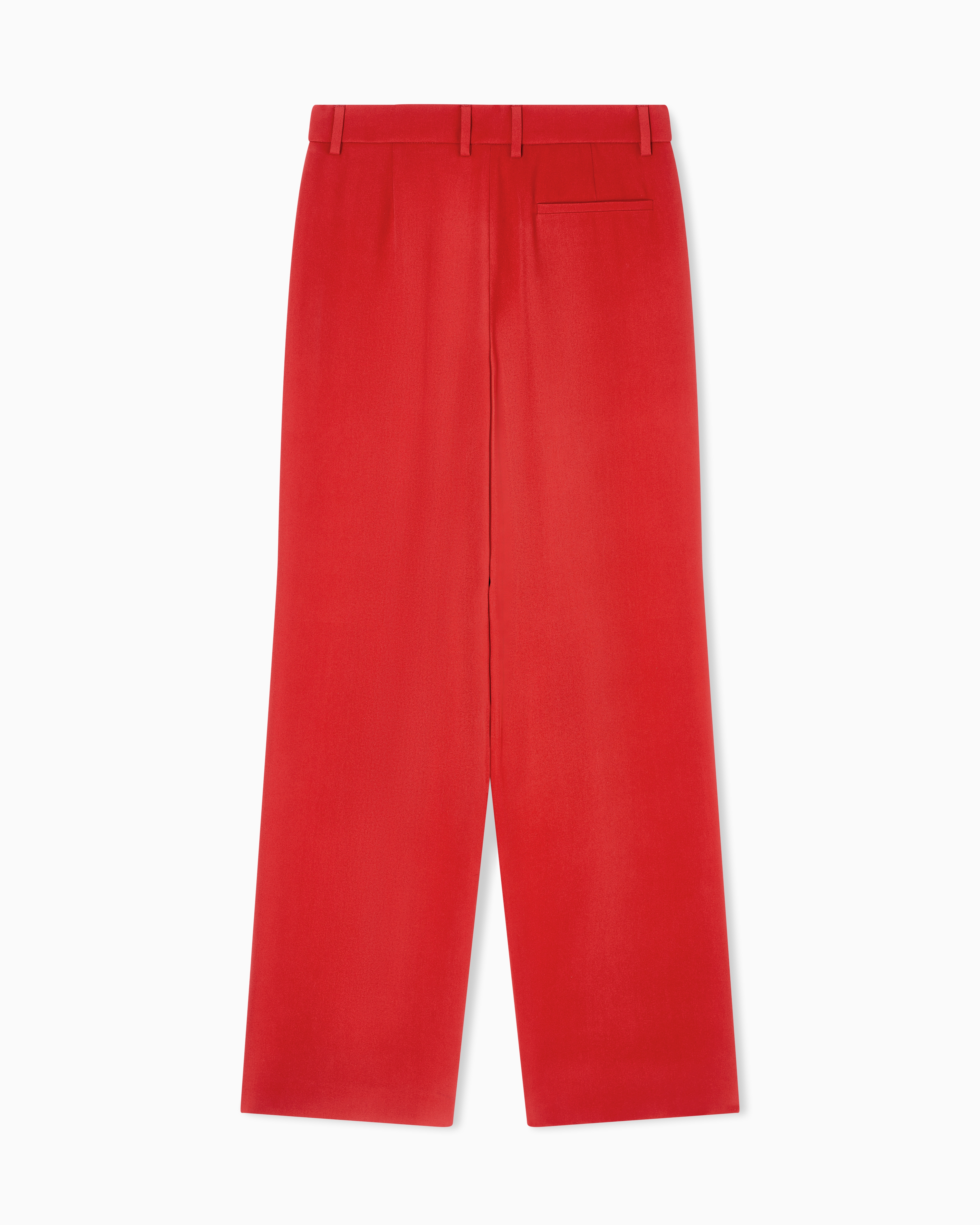 Giorgio Armani Casual Trousers In Red