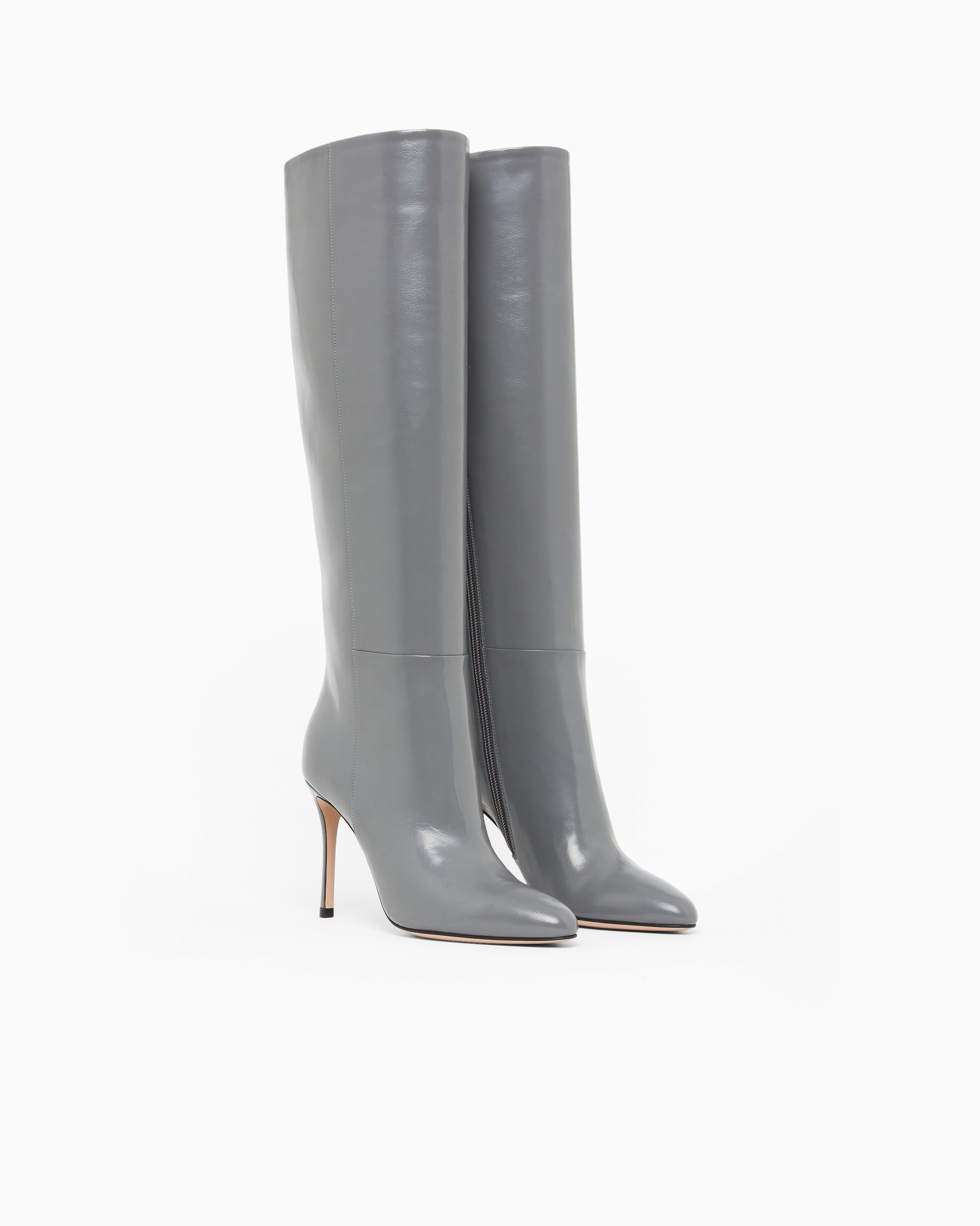 Giorgio Armani Boots In Gray