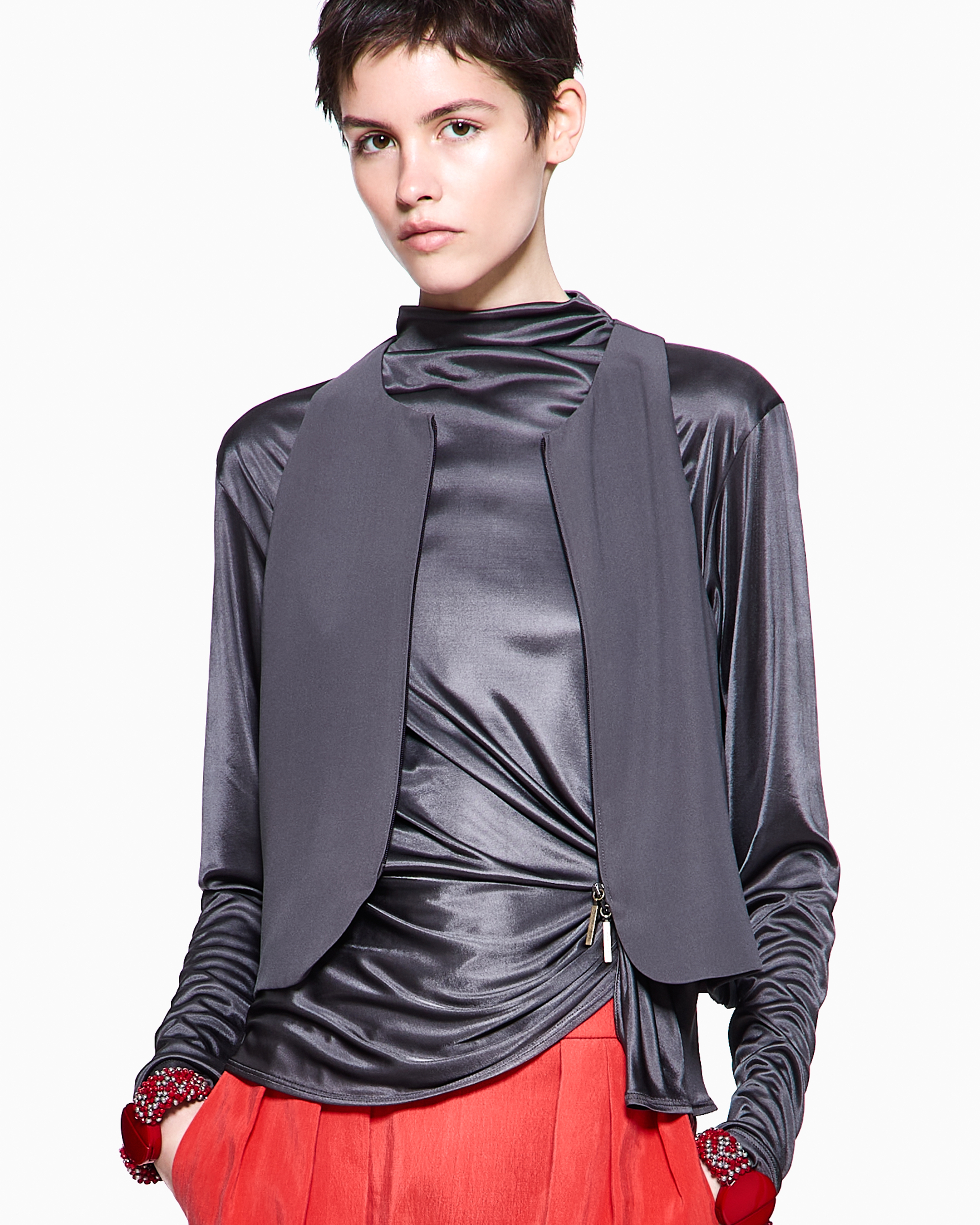 Giorgio Armani Blouses In Blue